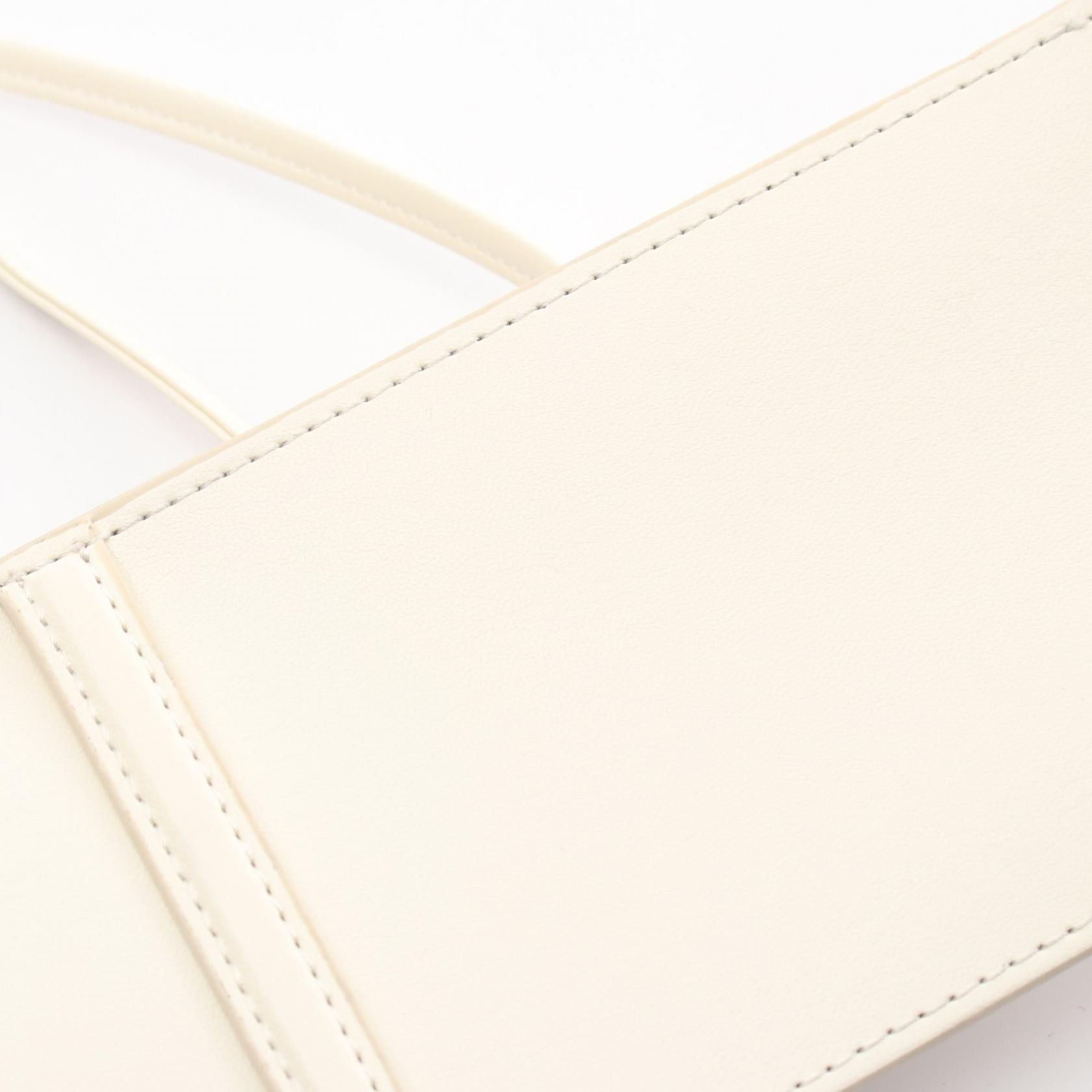 Celine Celine Sunglasses Case Phone Pouch Shoulder Bag Logo Print Leather Off White Size ONE SIZE - 9 Thumbnail