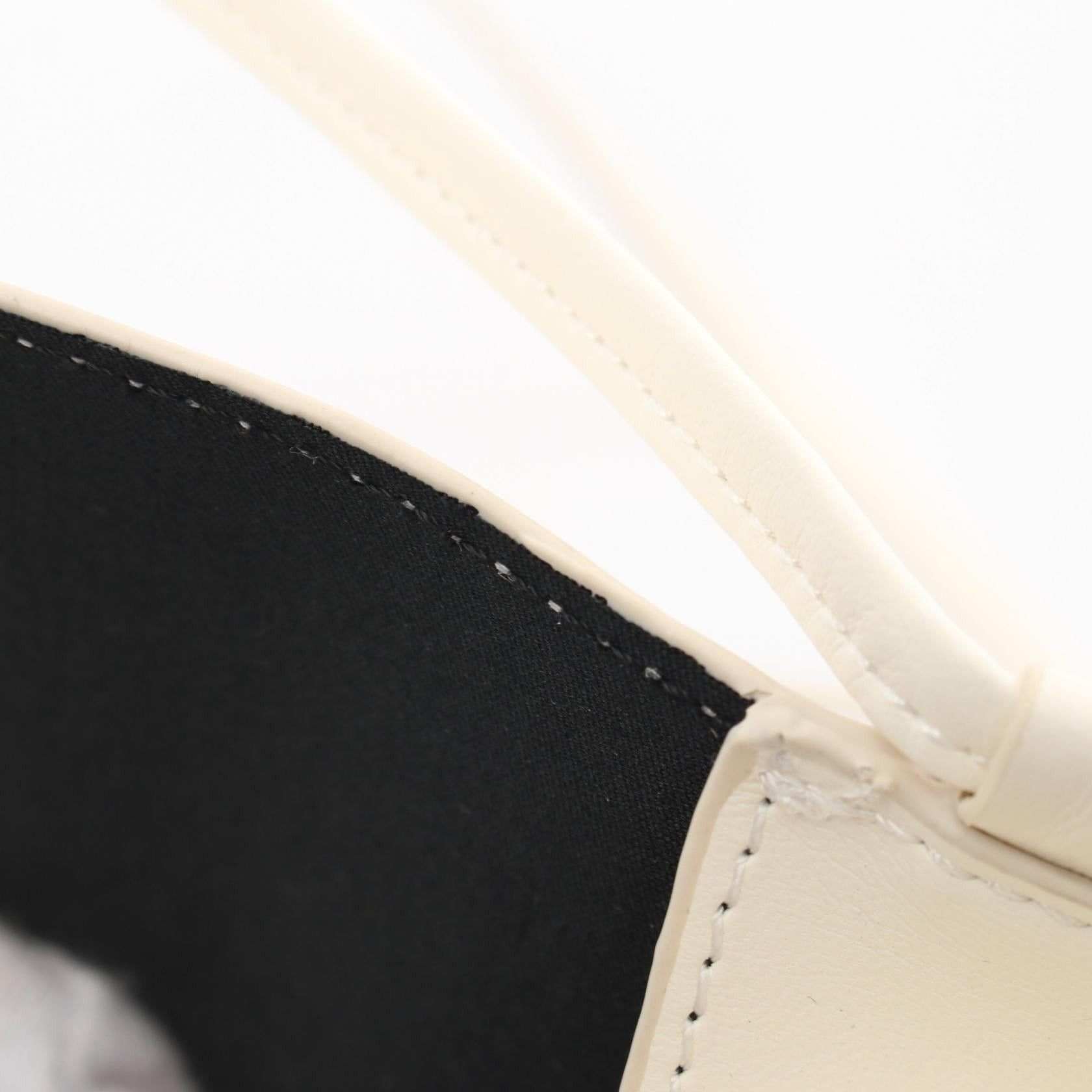 Celine Celine Sunglasses Case Phone Pouch Shoulder Bag Logo Print Leather Off White Size ONE SIZE - 8 Thumbnail