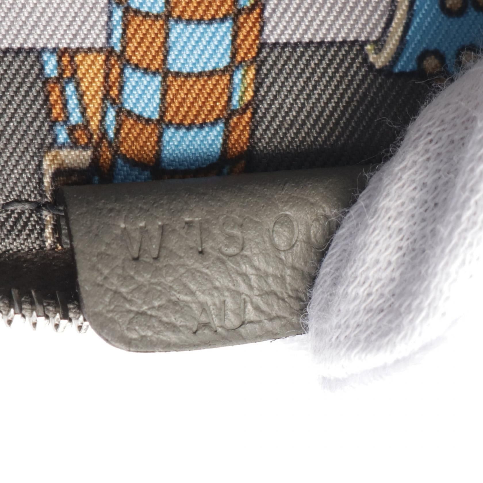 Hermes Hermes Azap Compact Mini Silk In Grimeyer Coin Purse Evercolor Gray Silver Hardware Double Engraved Size ONE SIZE - 5 Thumbnail