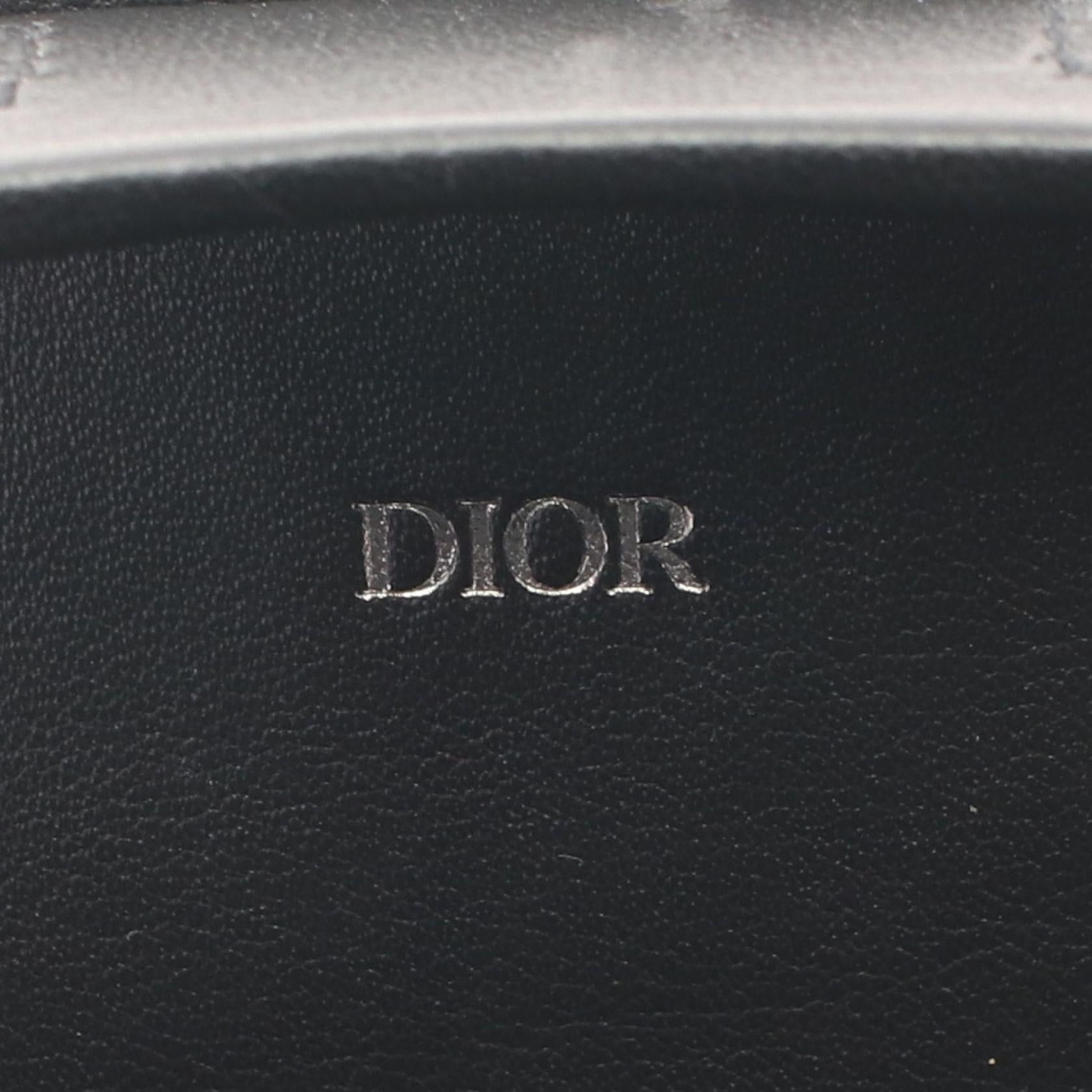 Dior Dior Ultra Messenger Shoulder Bag Leather Black Size ONE SIZE - 4 Thumbnail