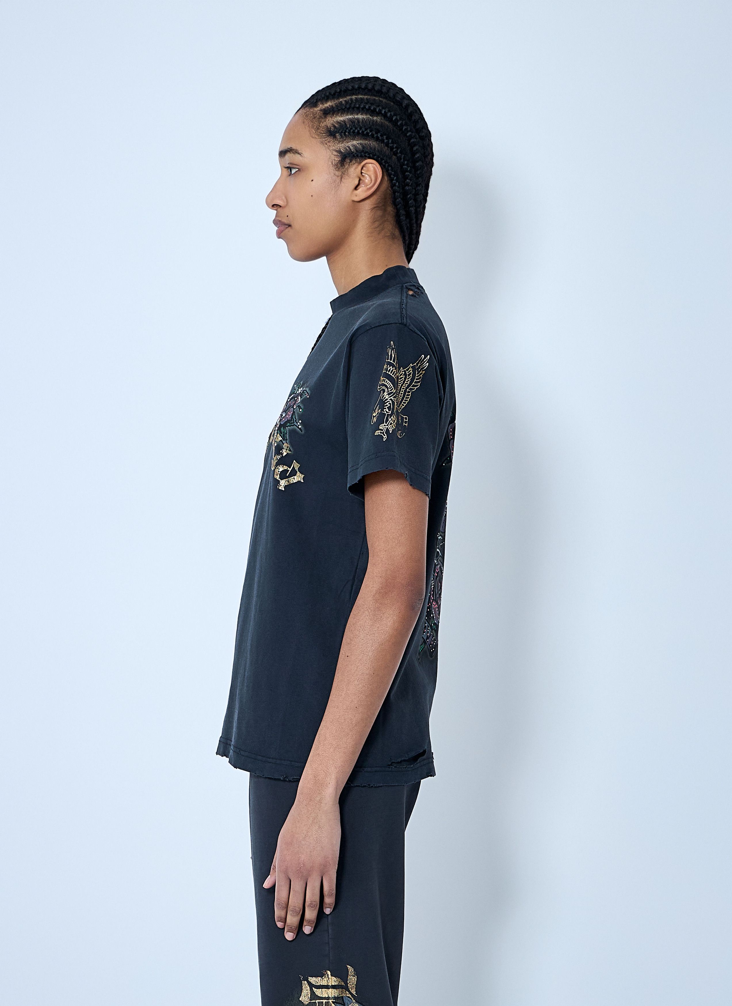 Tacky Tattoo Logo Motif T-Shirt