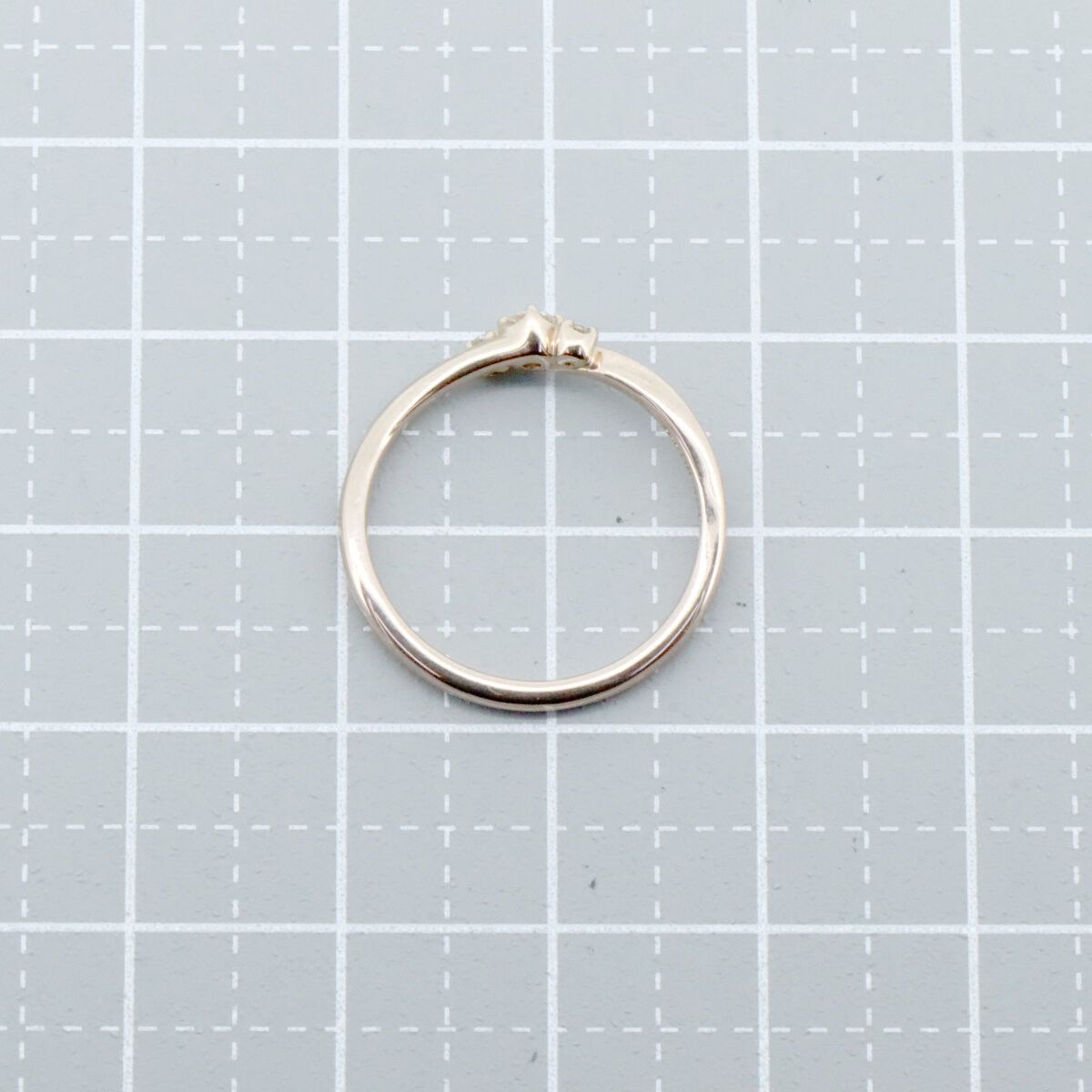 Other LuxUness 4℃ Diamond Au750 Ring Crocodile skin Ring Size ONE SIZE - 3 Thumbnail
