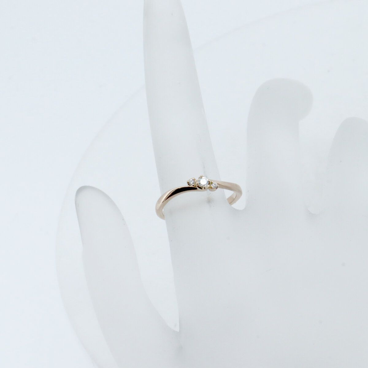Other LuxUness 4℃ Diamond Au750 Ring Crocodile skin Ring Size ONE SIZE - 4 Thumbnail