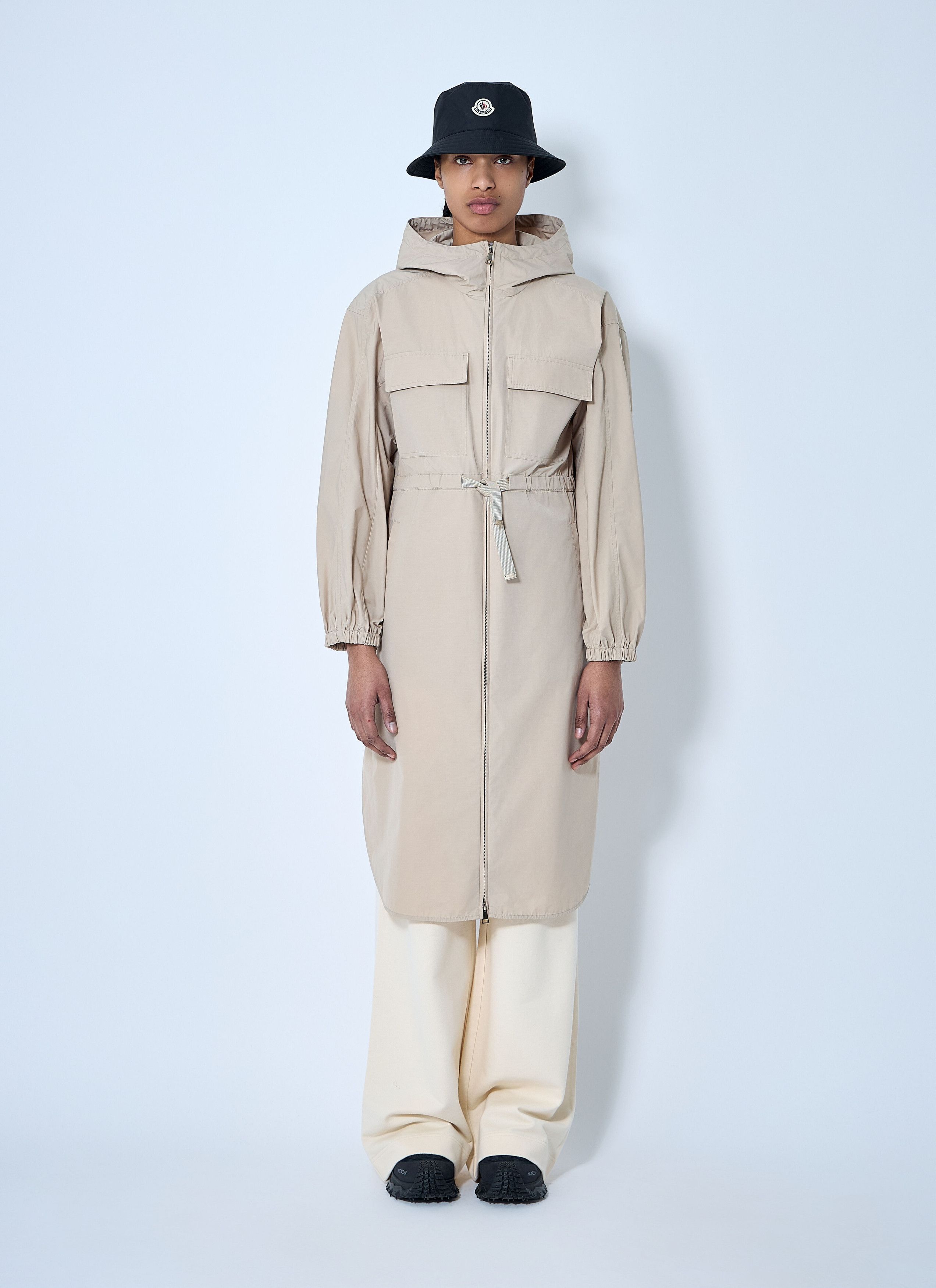 Moncler Peronne Long Parka Jacket Size M / US 6-8 / IT 42-44 - 2 Thumbnail