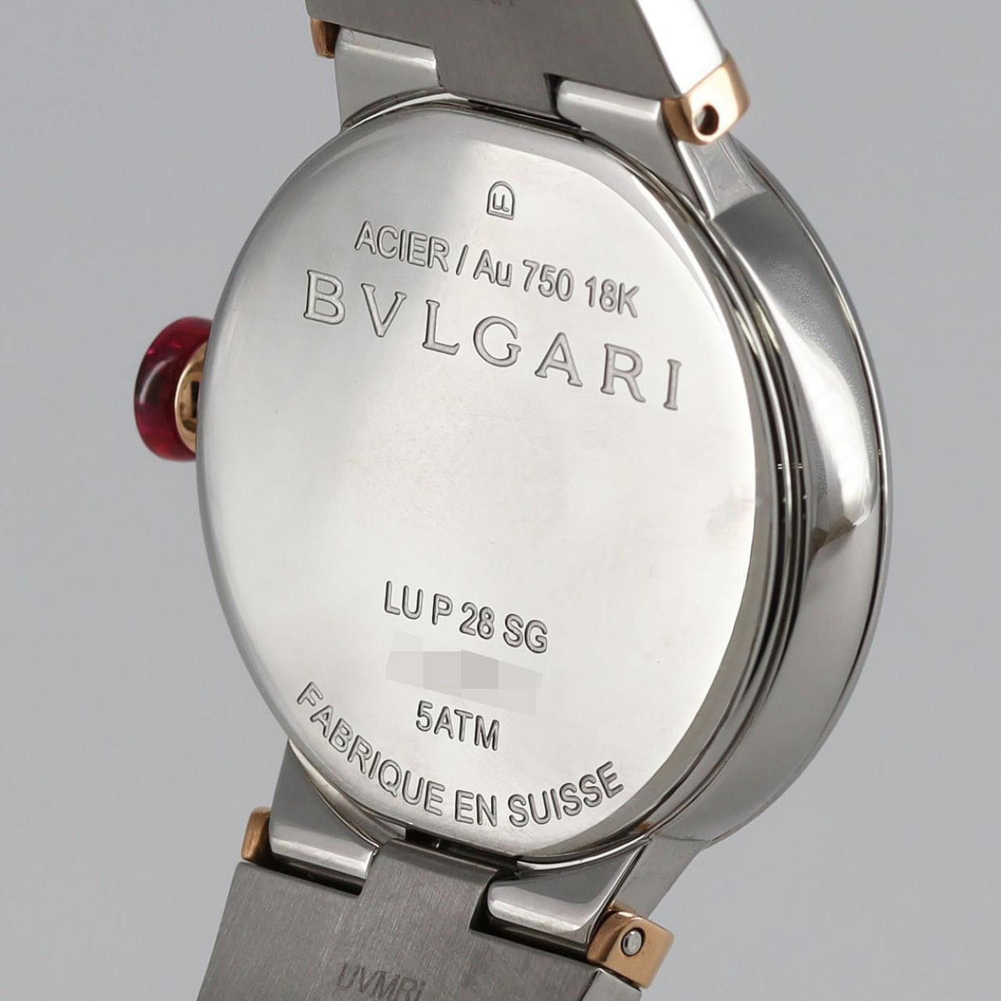 Bvlgari Bvlgari Lucea PG Combi LUP28SG LU28C6SSPGD SSxPG Wristwatch Quartz Size ONE SIZE - 5 Thumbnail
