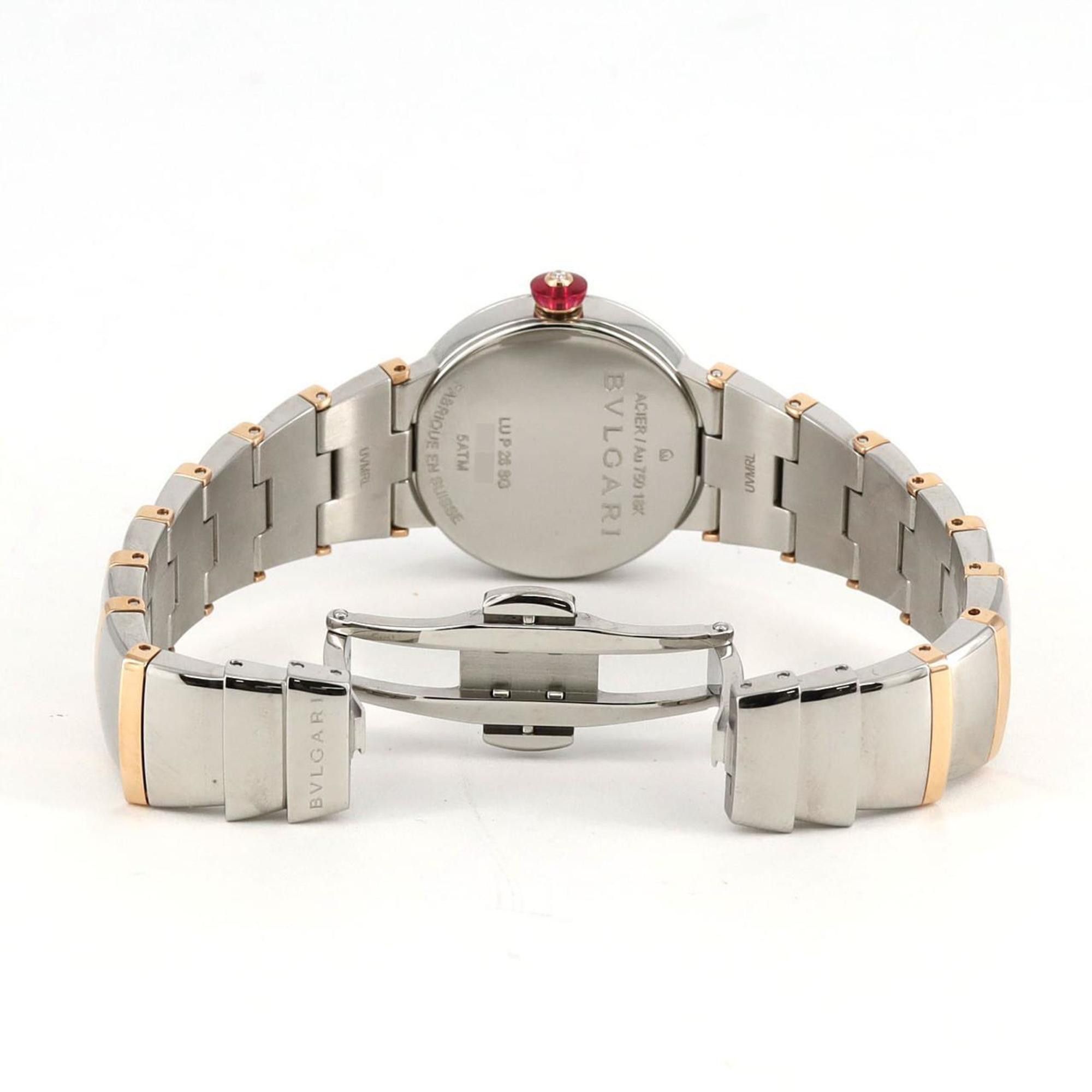 Bvlgari Bvlgari Lucea PG Combi LUP28SG LU28C6SSPGD SSxPG Wristwatch Quartz Size ONE SIZE - 7 Thumbnail