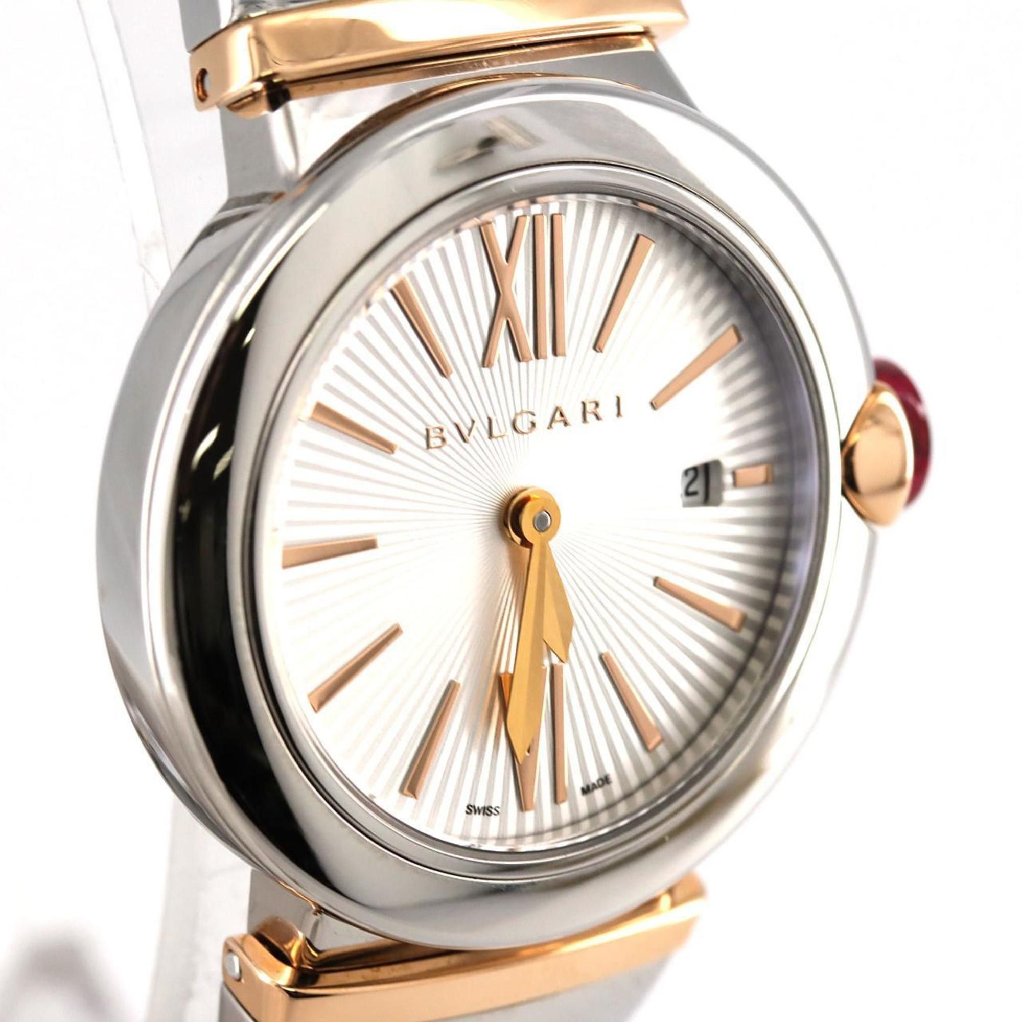 Bvlgari Bvlgari Lucea PG Combi LUP28SG LU28C6SSPGD SSxPG Wristwatch Quartz Size ONE SIZE - 6 Thumbnail