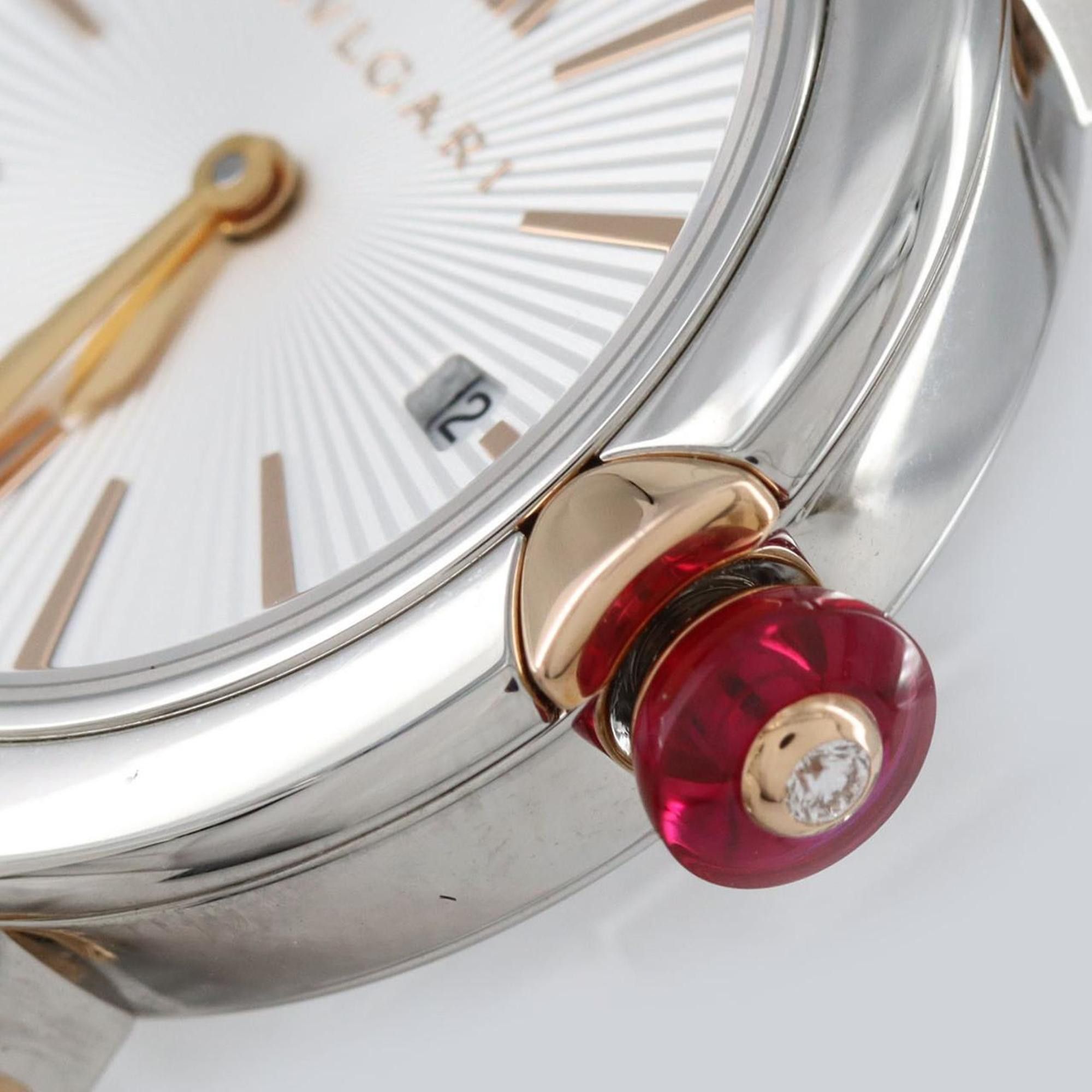 Bvlgari Bvlgari Lucea PG Combi LUP28SG LU28C6SSPGD SSxPG Wristwatch Quartz Size ONE SIZE - 3 Thumbnail