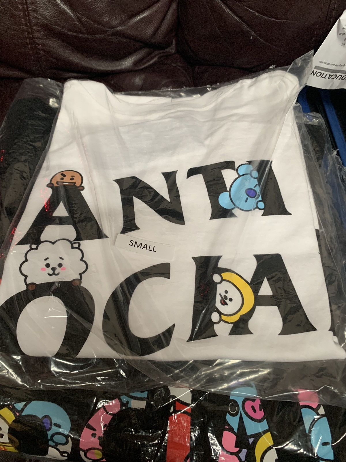 Anti Social Social Club ASSC X BT21 Collab - Peekaboo White Tee | Grailed