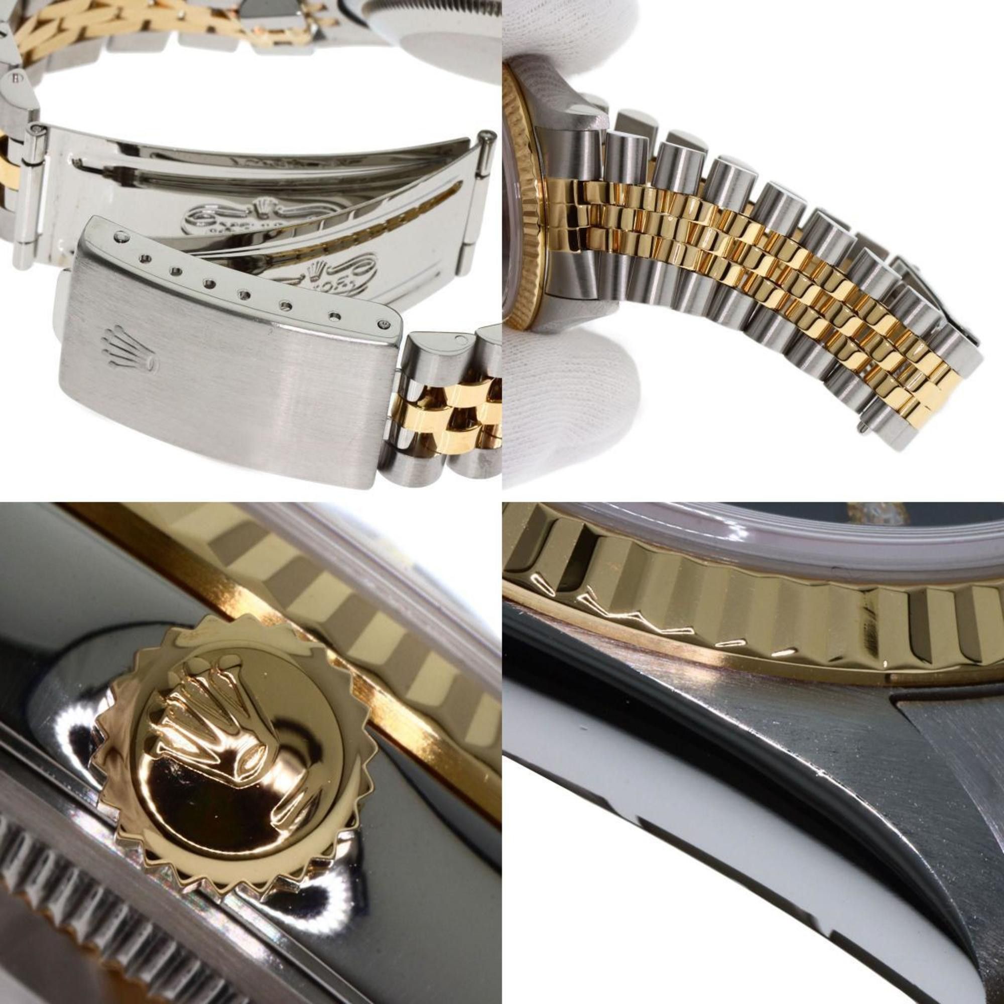 Rolex Rolex 16233G Datejust 10P Diamond Watch Stainless Steel SSxK18YG Men's ROLEX Size ONE SIZE - 5 Thumbnail