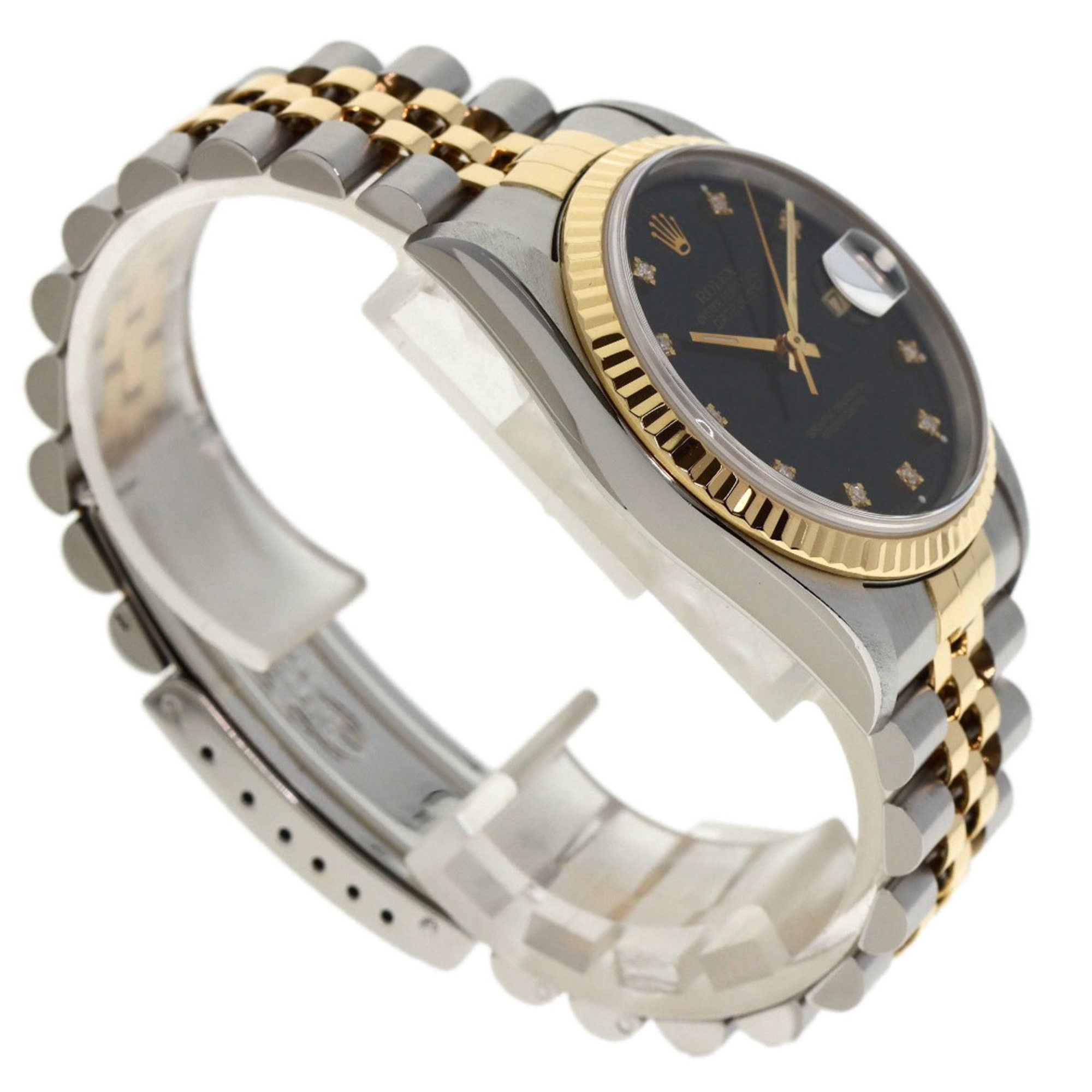 Rolex Rolex 16233G Datejust 10P Diamond Watch Stainless Steel SSxK18YG Men's ROLEX Size ONE SIZE - 2 Thumbnail