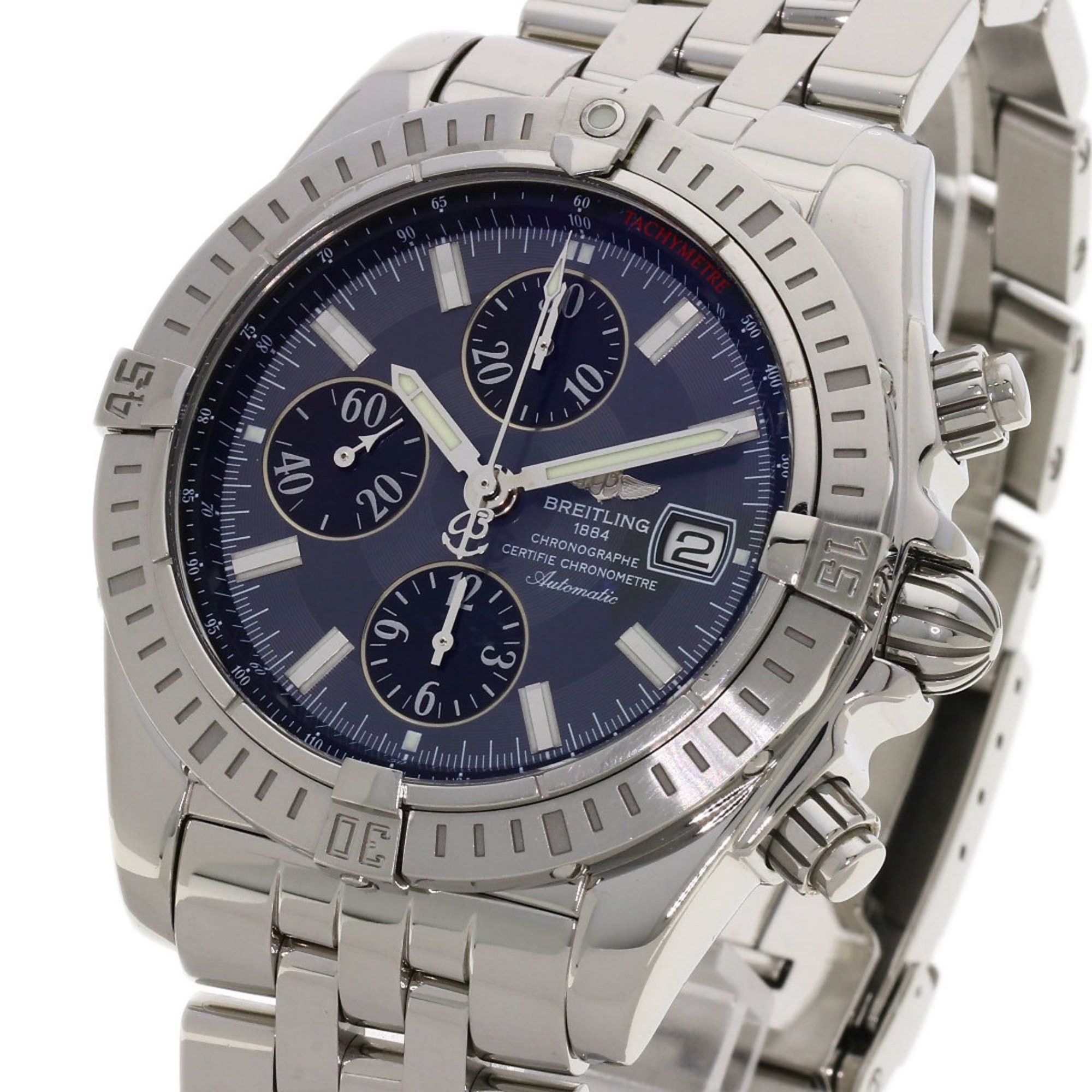 Breitling BREITLING A13356 Chronomat Evolution Watch Stainless Steel SS Men's Size ONE SIZE - 3 Thumbnail