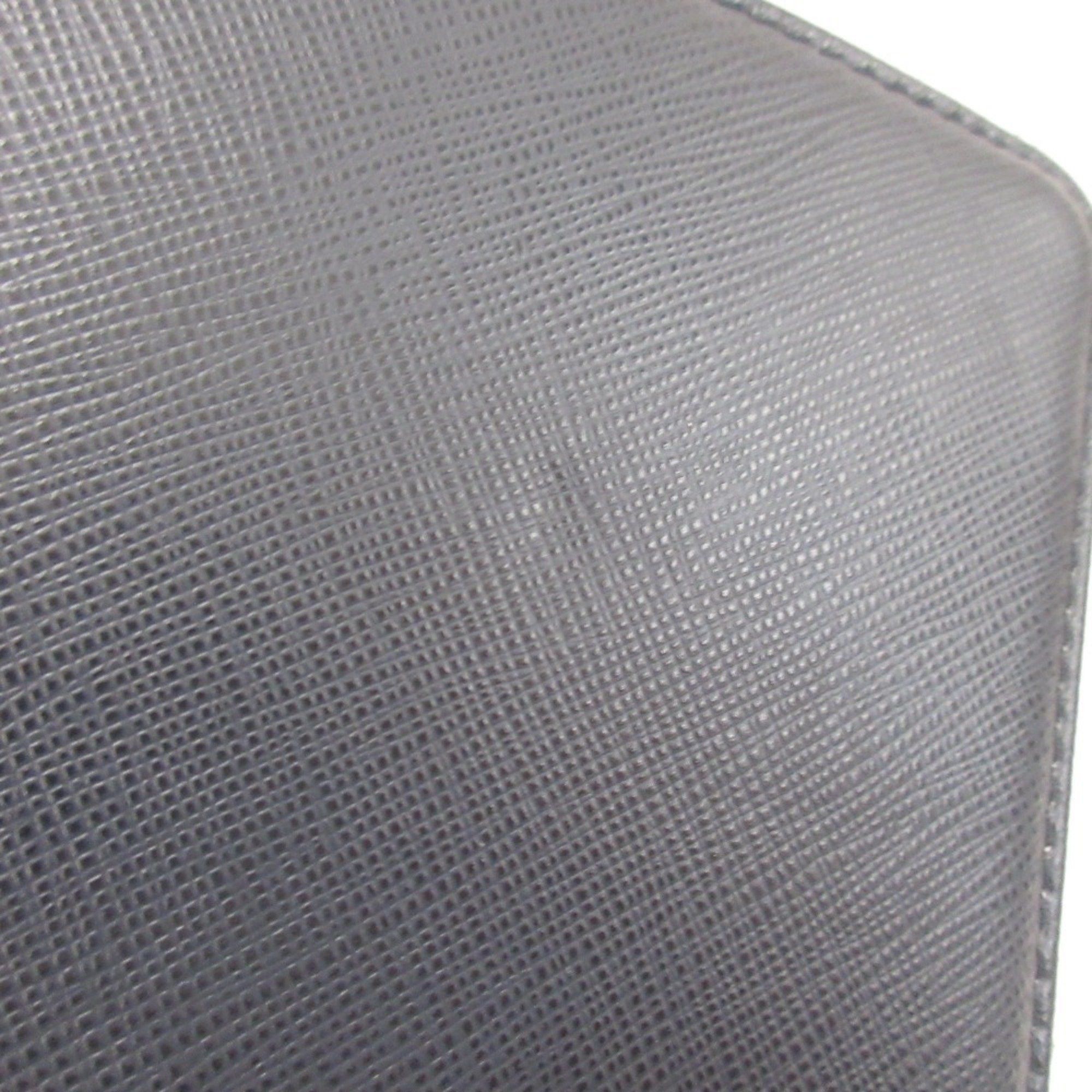 Prada Prada Saffiano Leather Organizer Long Wallet Navy Men's Size ONE SIZE - 16 Thumbnail