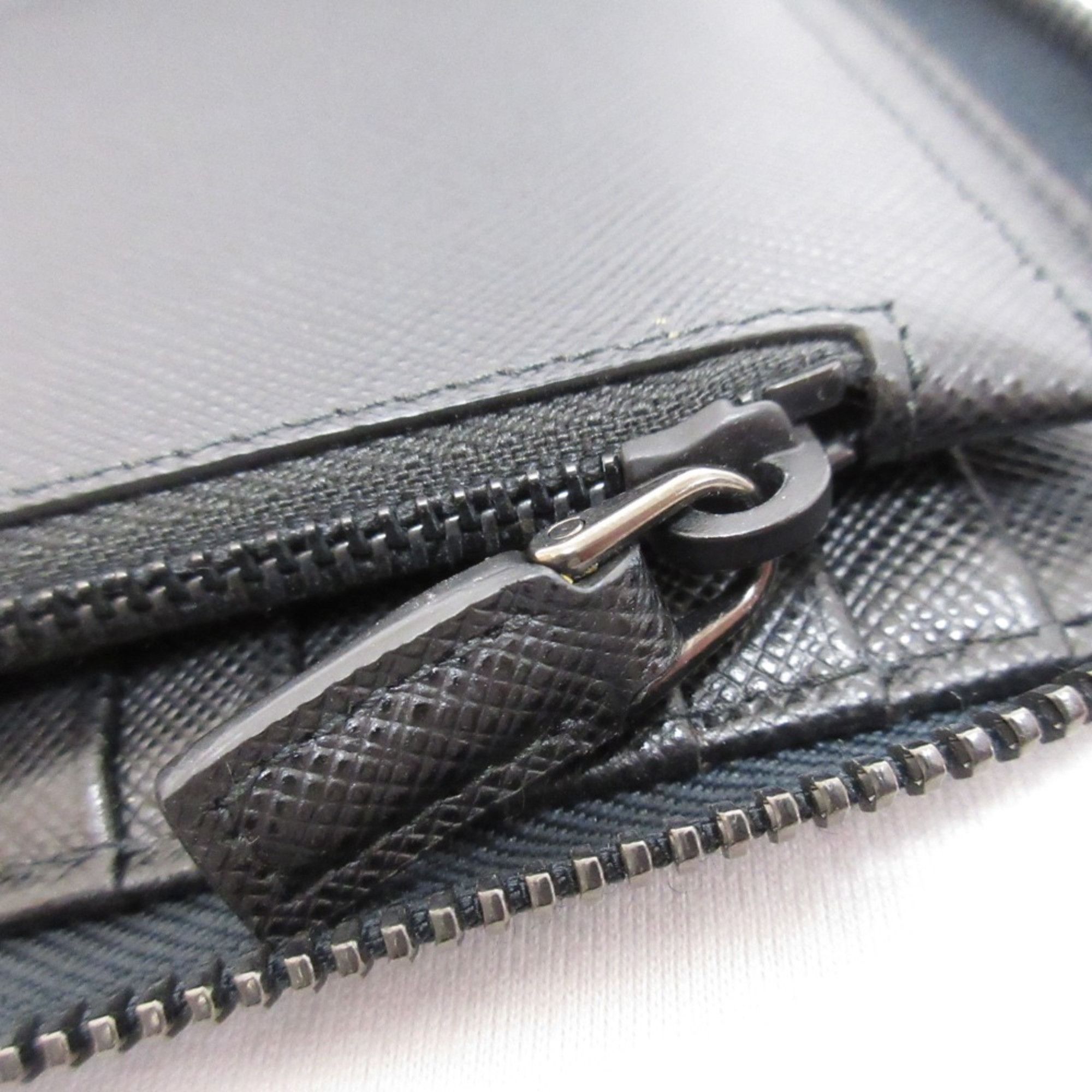 Prada Prada Saffiano Leather Organizer Long Wallet Navy Men's Size ONE SIZE - 15 Thumbnail