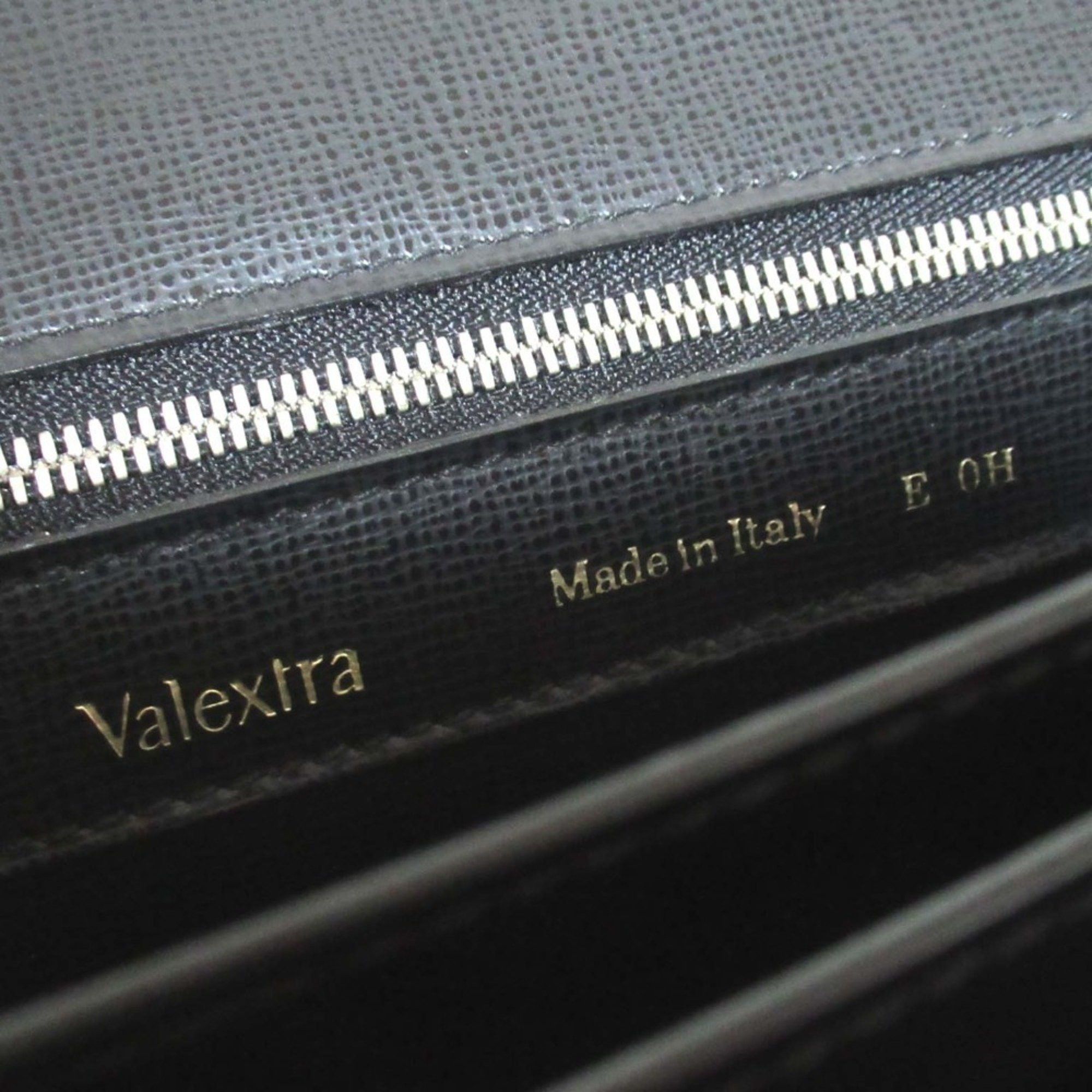 Valextra Valextra 3 Compartment Leather Briefcase Business Bag Document Black x Silver Hardware Men's Size ONE SIZE - 13 Thumbnail