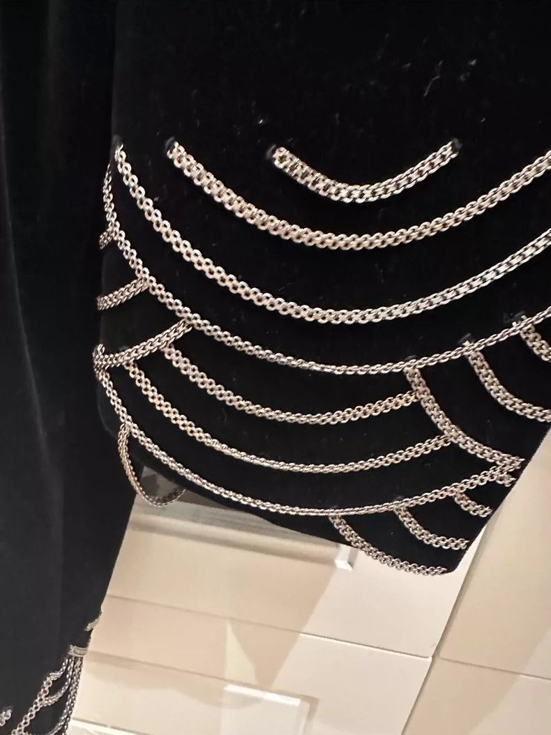 Saint Laurent Paris Black Velvet Saint Laurent Jacket Size US XS / EU 42 / 0 - 2 Thumbnail