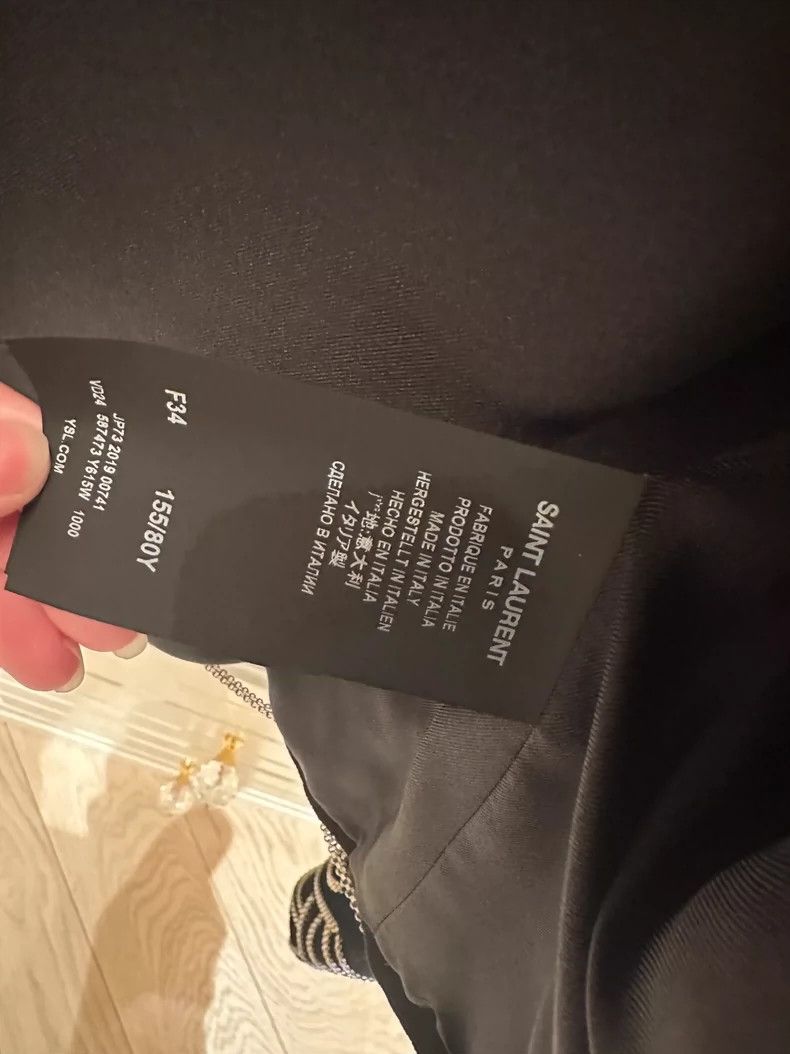 Saint Laurent Paris Black Velvet Saint Laurent Jacket Size US XS / EU 42 / 0 - 4 Thumbnail