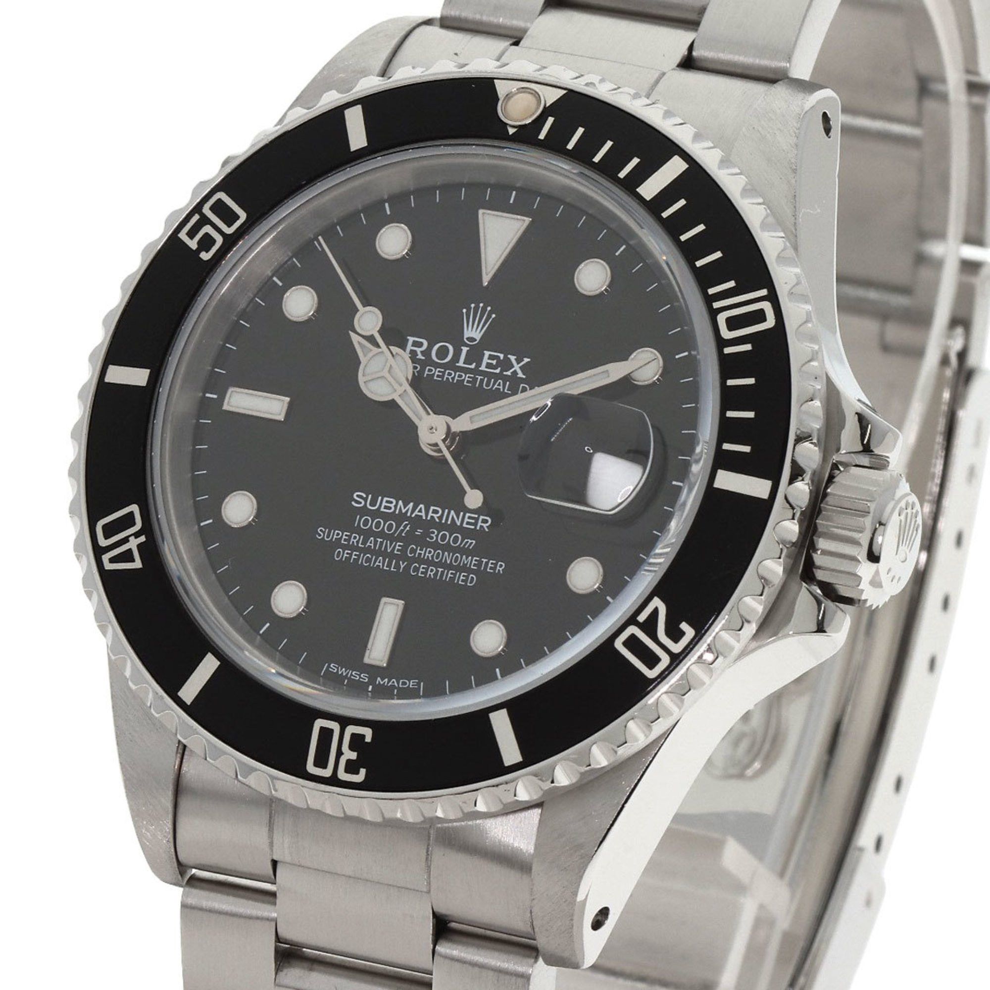 Rolex Rolex 16800 Submariner Triple Zero Bordered Watch Stainless Steel SS Men's ROLEX Size ONE SIZE - 3 Thumbnail