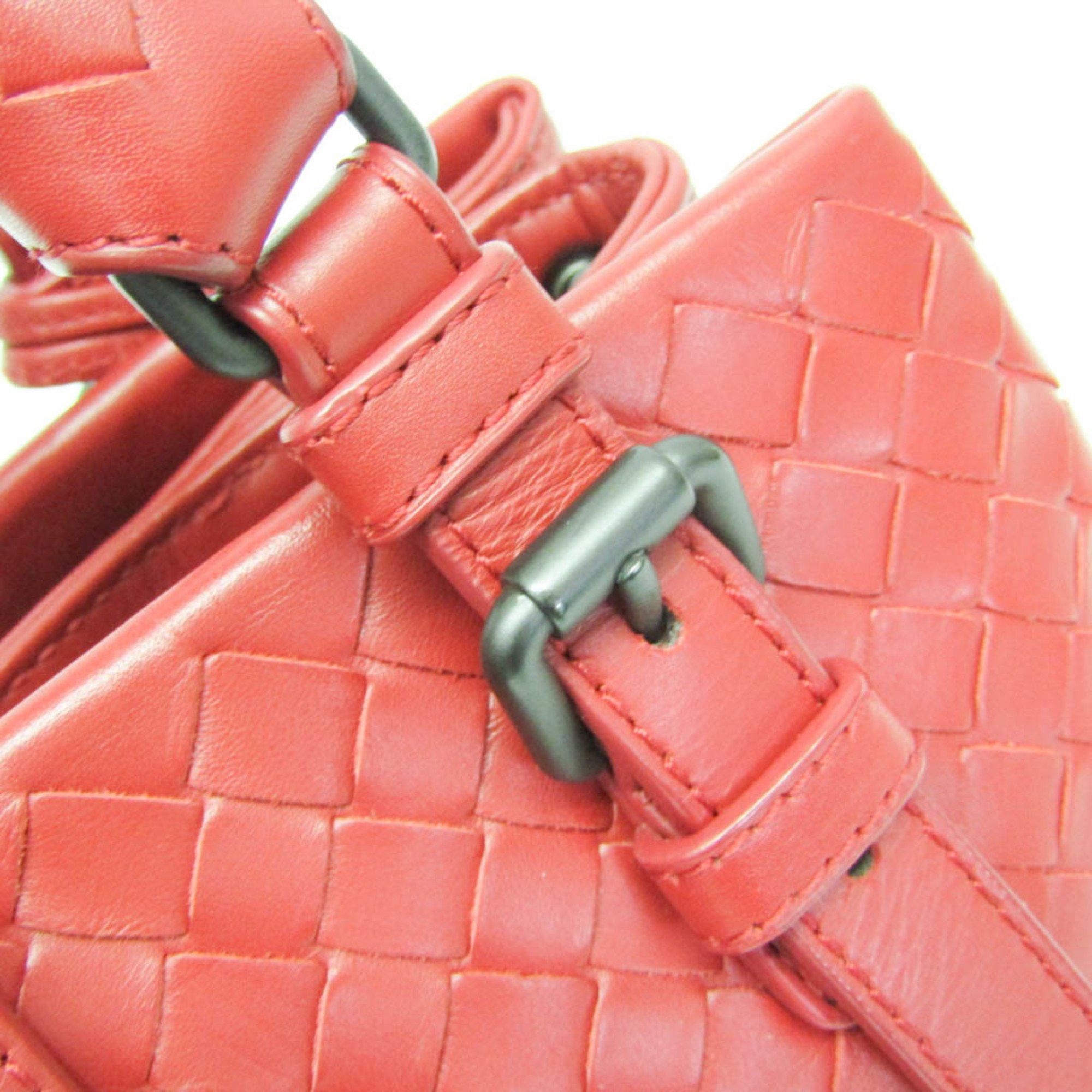Bottega Veneta Roma Red Leather Handbag (Pre-Owned) Size ONE SIZE - 9 Thumbnail