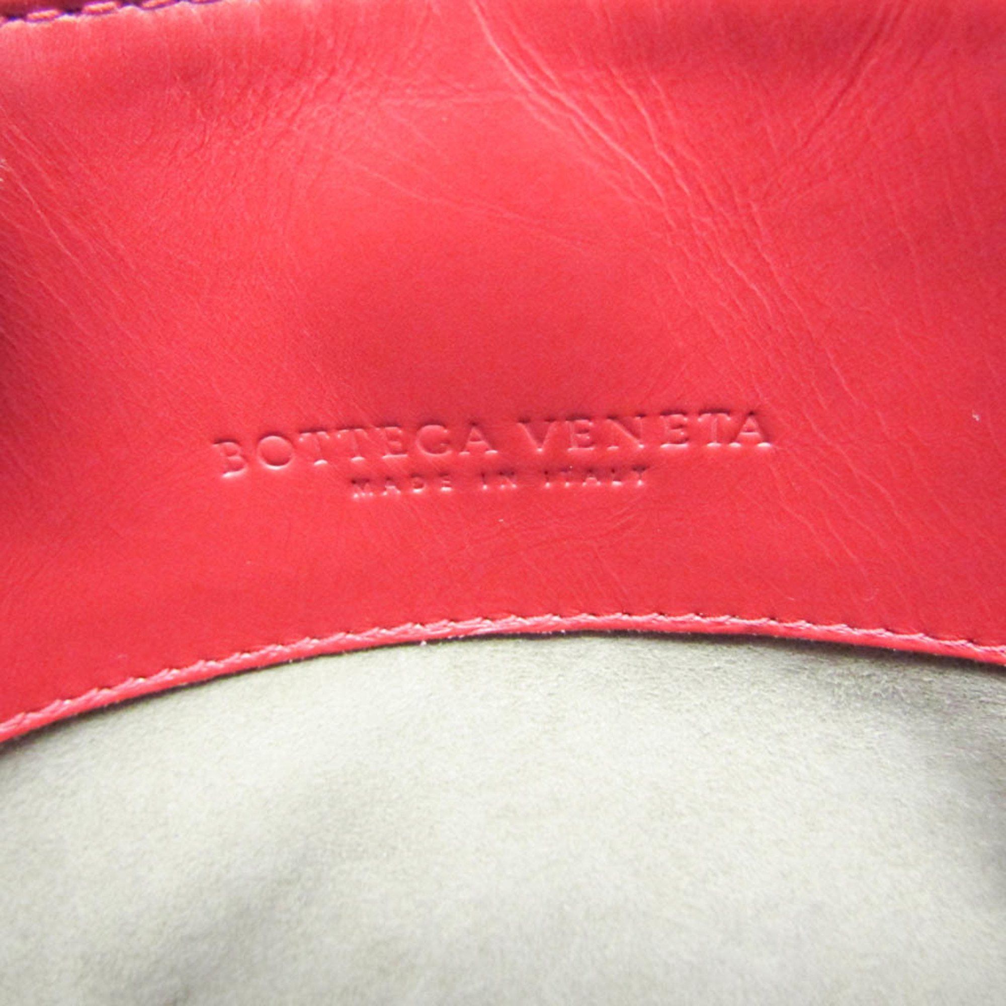Bottega Veneta Roma Red Leather Handbag (Pre-Owned) Size ONE SIZE - 14 Thumbnail