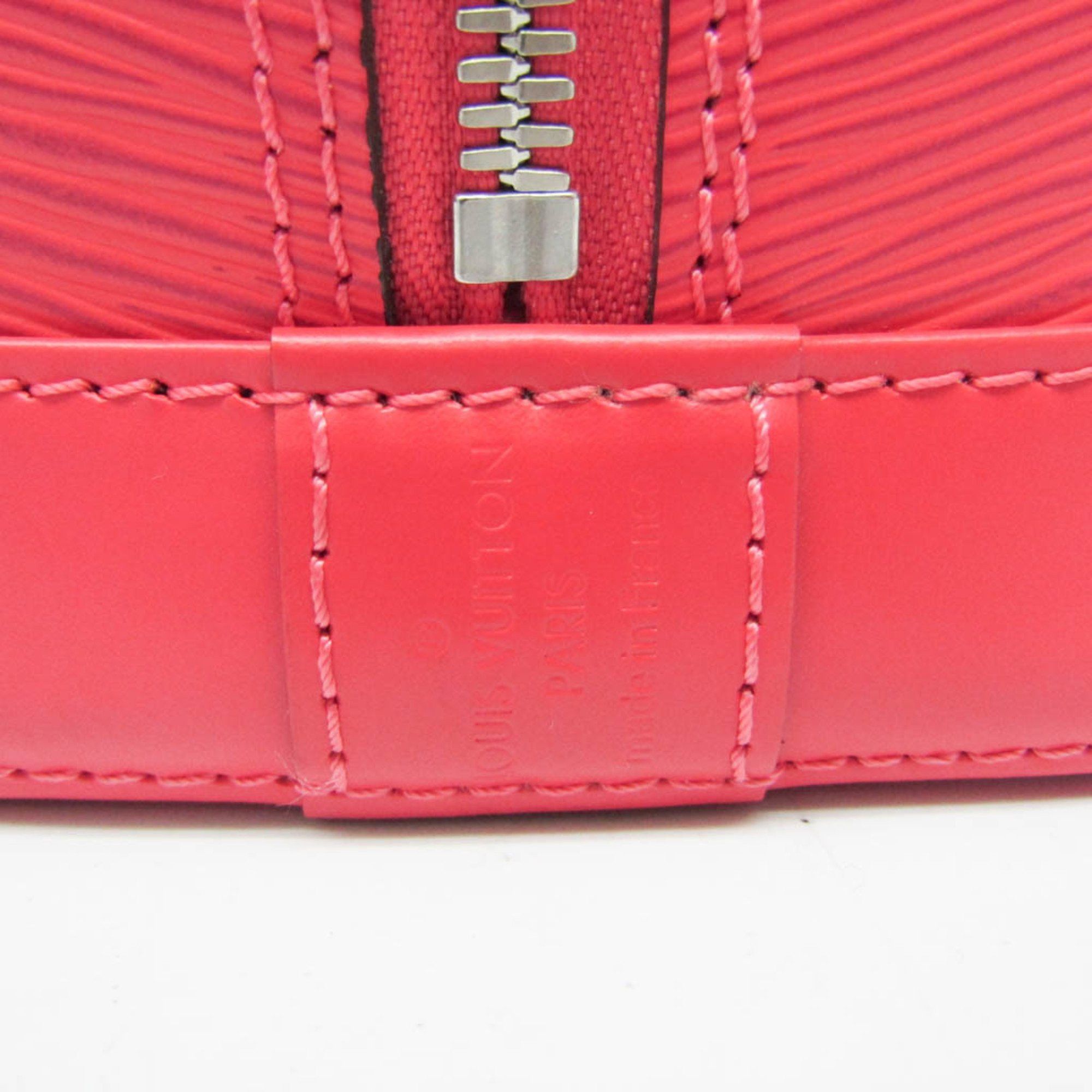 Louis Vuitton Alma Red Leather Handbag (Pre-Owned) Size ONE SIZE - 12 Thumbnail
