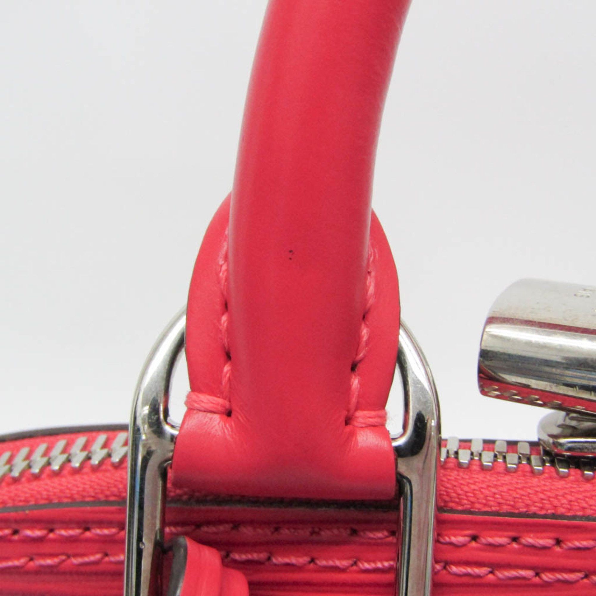 Louis Vuitton Alma Red Leather Handbag (Pre-Owned) Size ONE SIZE - 5 Thumbnail