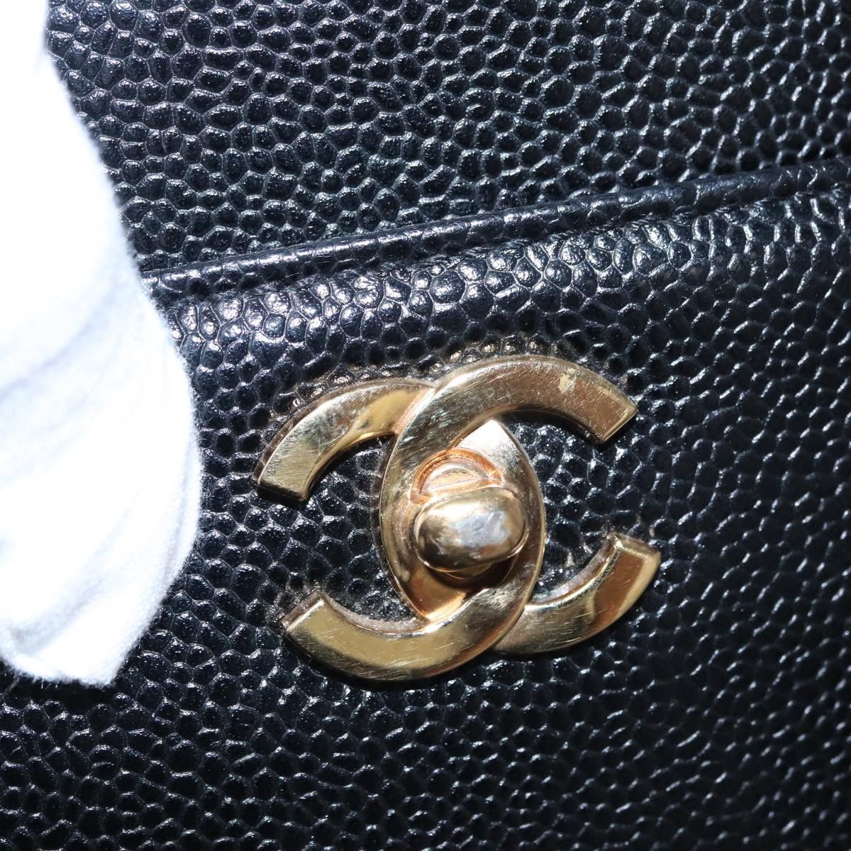 Chanel Executive Black Leather Tote Bag (Pre-Owned) Size ONE SIZE - 14 Thumbnail