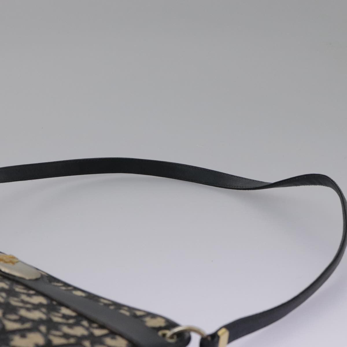 Dior Trotter Navy Canvas Shoulder Bag (Pre-Owned) Size ONE SIZE - 17 Thumbnail