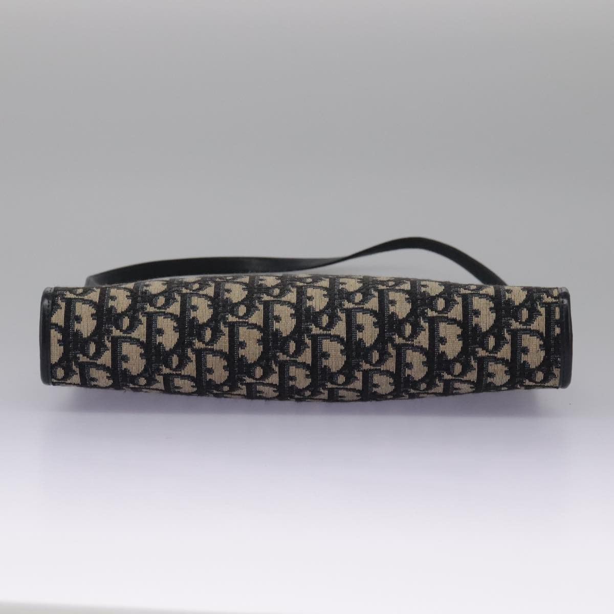 Dior Trotter Navy Canvas Shoulder Bag (Pre-Owned) Size ONE SIZE - 6 Thumbnail