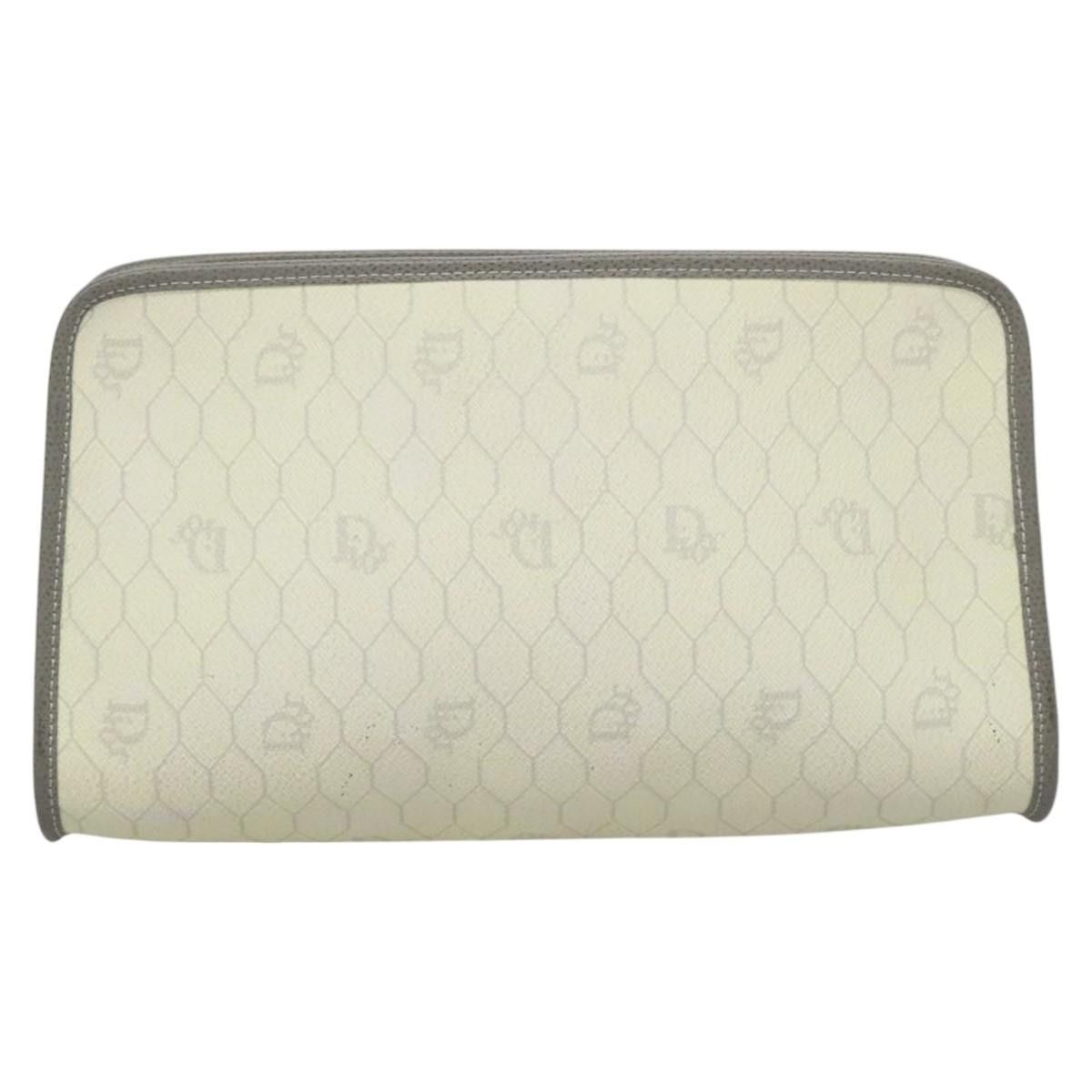 Dior Honeycomb Ecru Canvas Clutch Bag (Pre-Owned) Size ONE SIZE - 2 Thumbnail