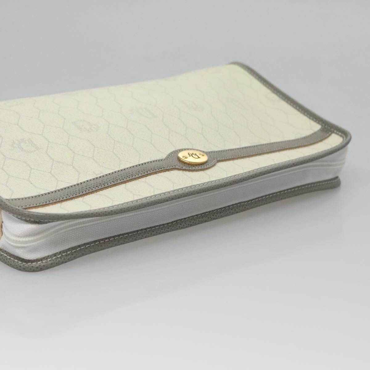 Dior Honeycomb Ecru Canvas Clutch Bag (Pre-Owned) Size ONE SIZE - 6 Thumbnail