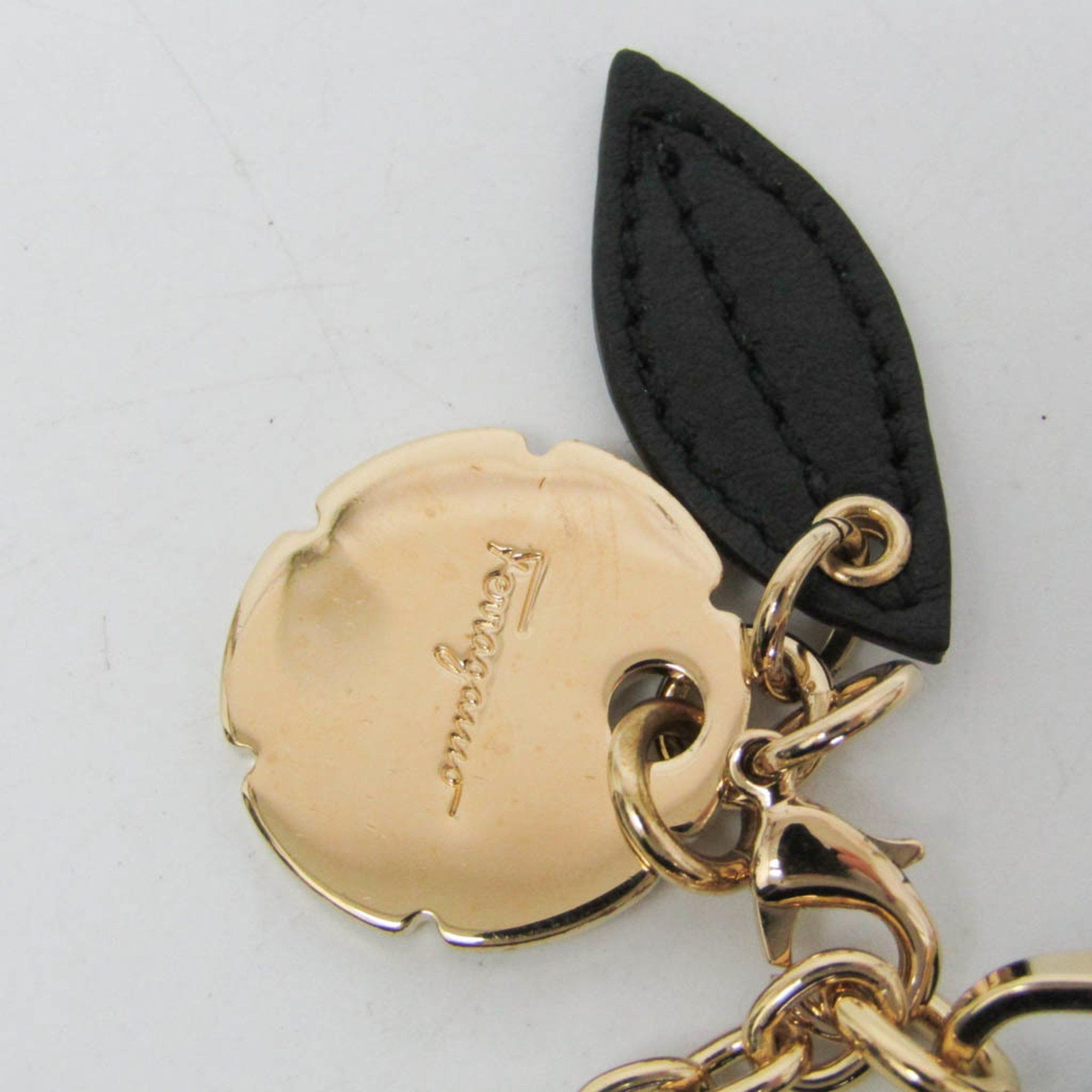 Salvatore Ferragamo Black Leather Shoulder Bag (Pre-Owned) Size ONE SIZE - 7 Thumbnail