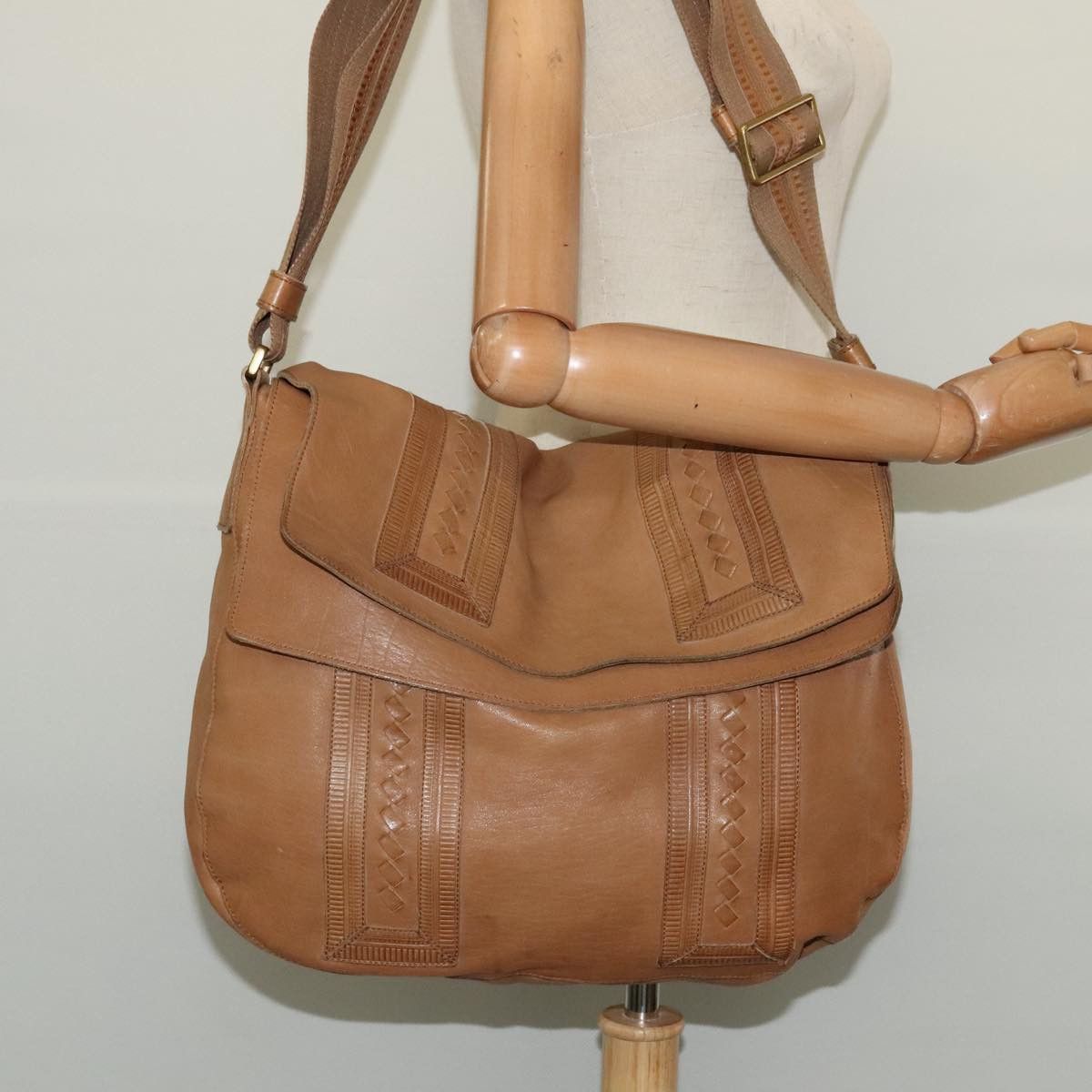 Bottega Veneta Brown Leather Shoulder Bag (Pre-Owned) Size ONE SIZE - 11 Thumbnail