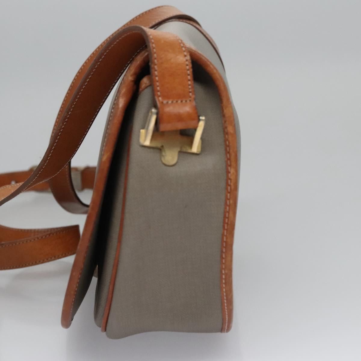 Dior Grey Canvas Shoulder Bag (Pre-Owned) Size ONE SIZE - 3 Thumbnail