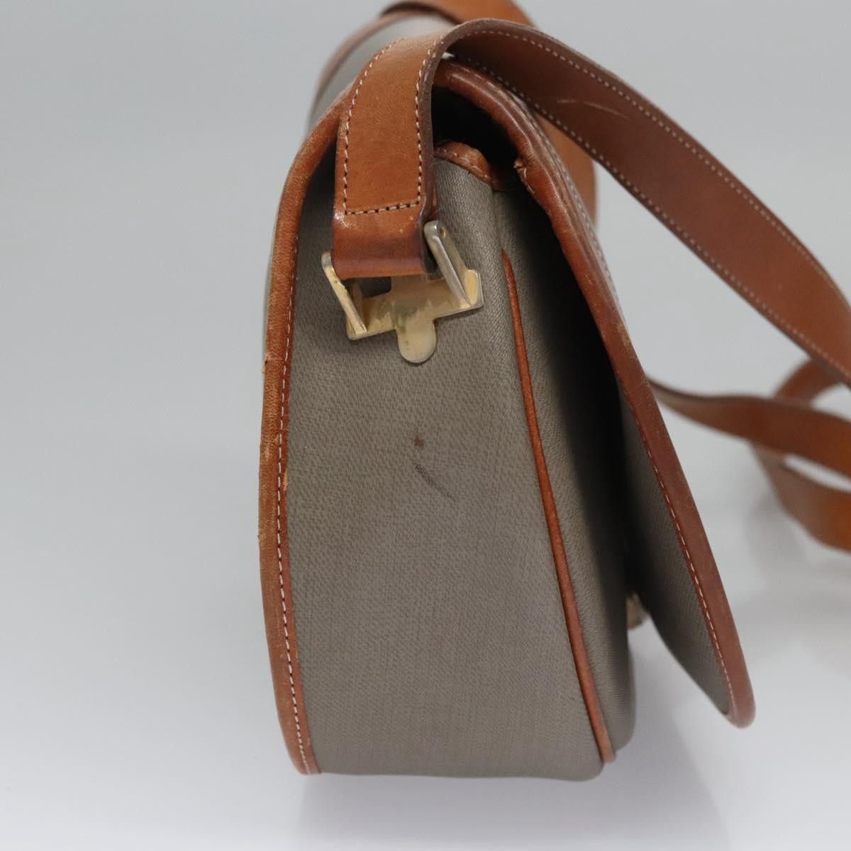 Dior Grey Canvas Shoulder Bag (Pre-Owned) Size ONE SIZE - 4 Thumbnail