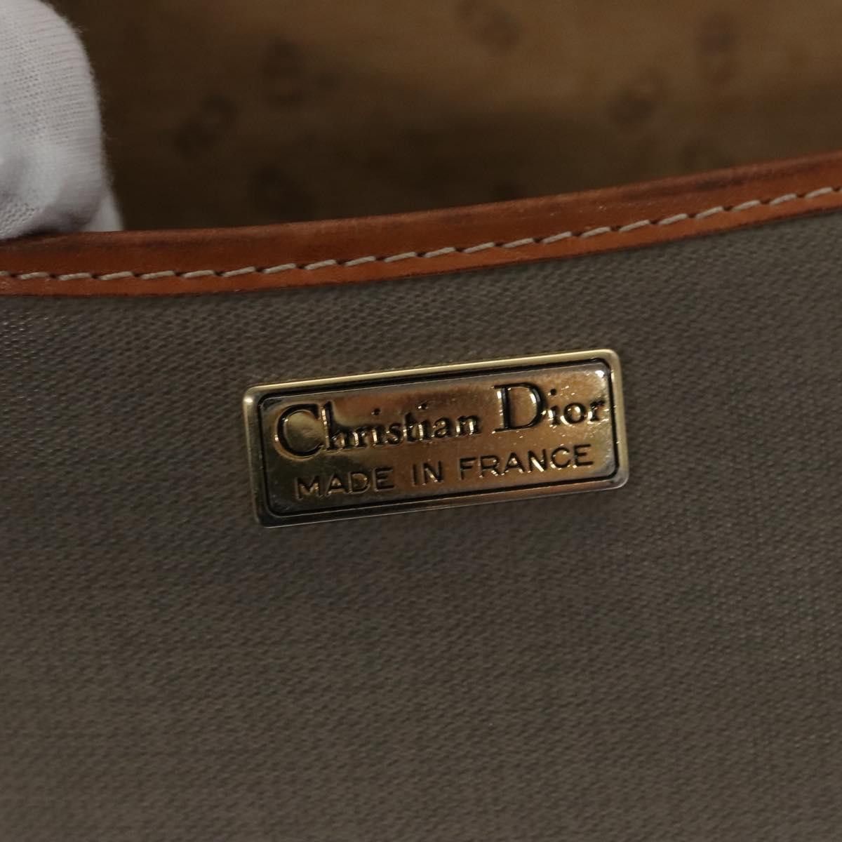 Dior Grey Canvas Shoulder Bag (Pre-Owned) Size ONE SIZE - 10 Thumbnail