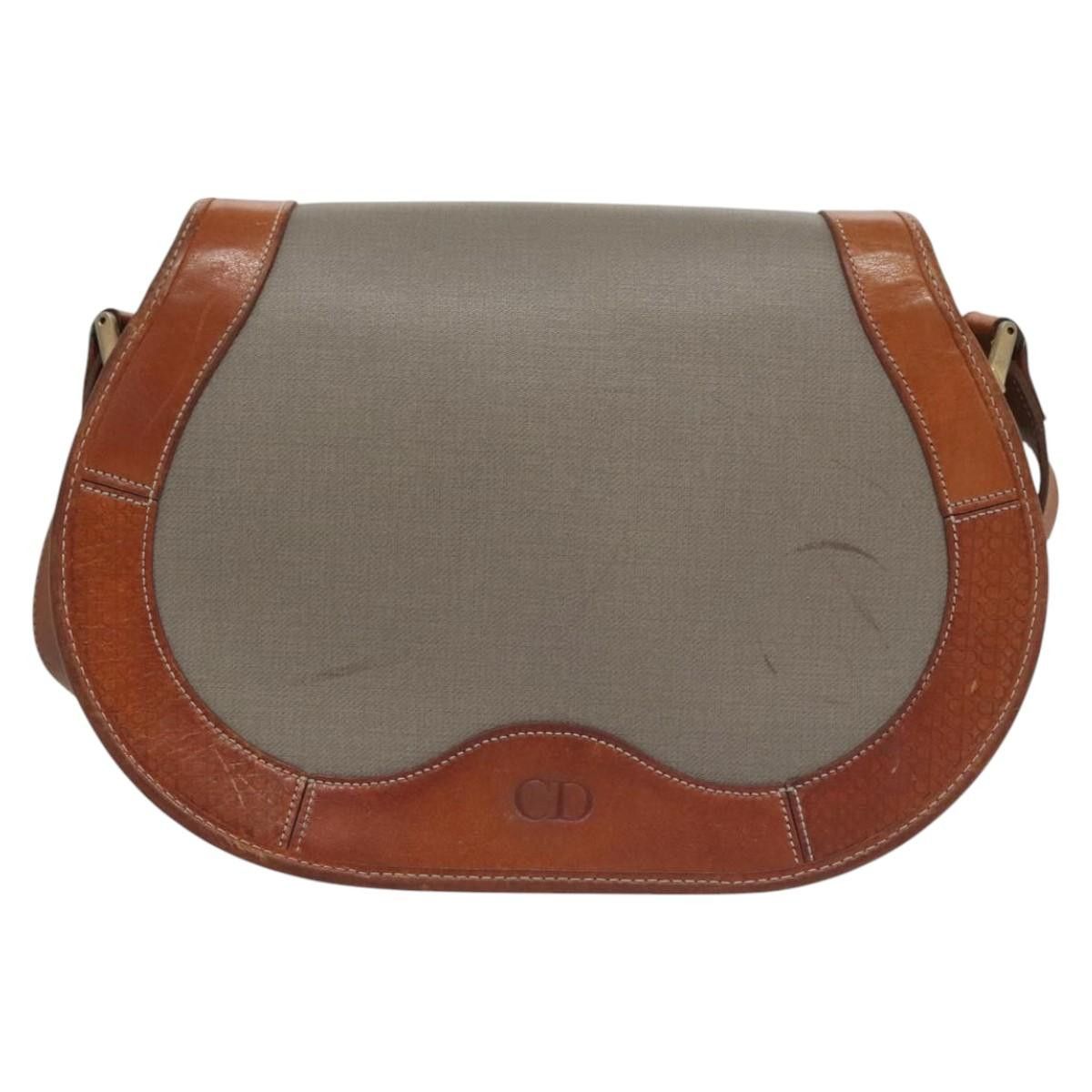 Dior Grey Canvas Shoulder Bag (Pre-Owned) Size ONE SIZE - 15 Thumbnail