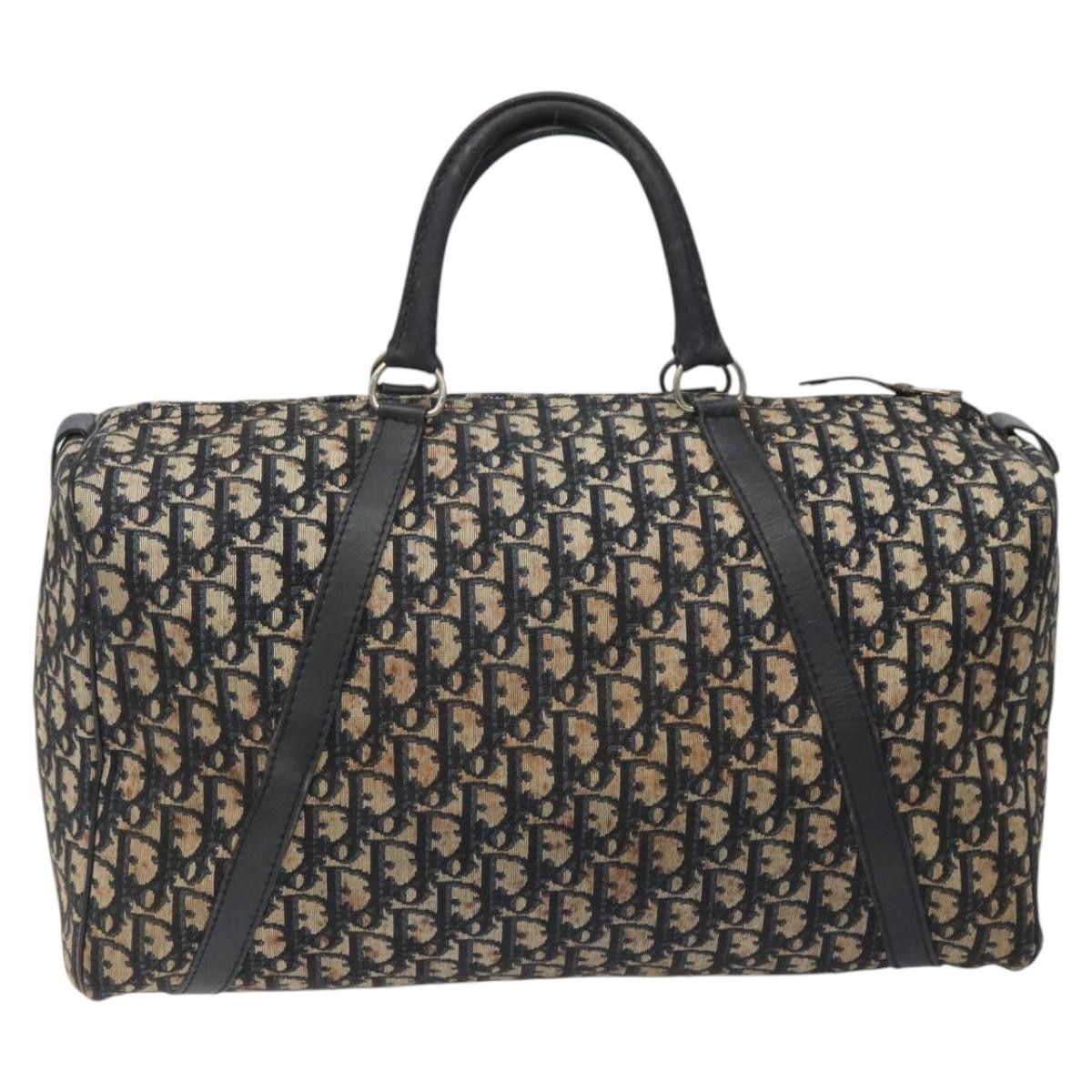 Dior Trotter Navy Canvas Travel Bag (Pre-Owned) Size ONE SIZE - 2 Thumbnail