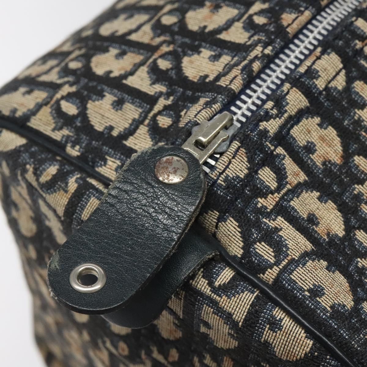 Dior Trotter Navy Canvas Travel Bag (Pre-Owned) Size ONE SIZE - 8 Thumbnail