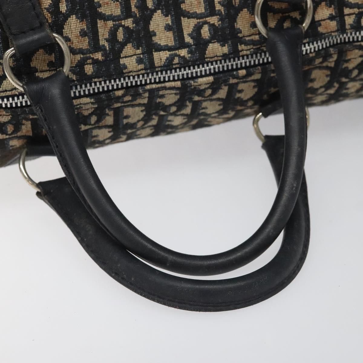 Dior Trotter Navy Canvas Travel Bag (Pre-Owned) Size ONE SIZE - 5 Thumbnail