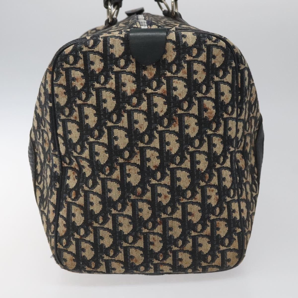 Dior Trotter Navy Canvas Travel Bag (Pre-Owned) Size ONE SIZE - 4 Thumbnail