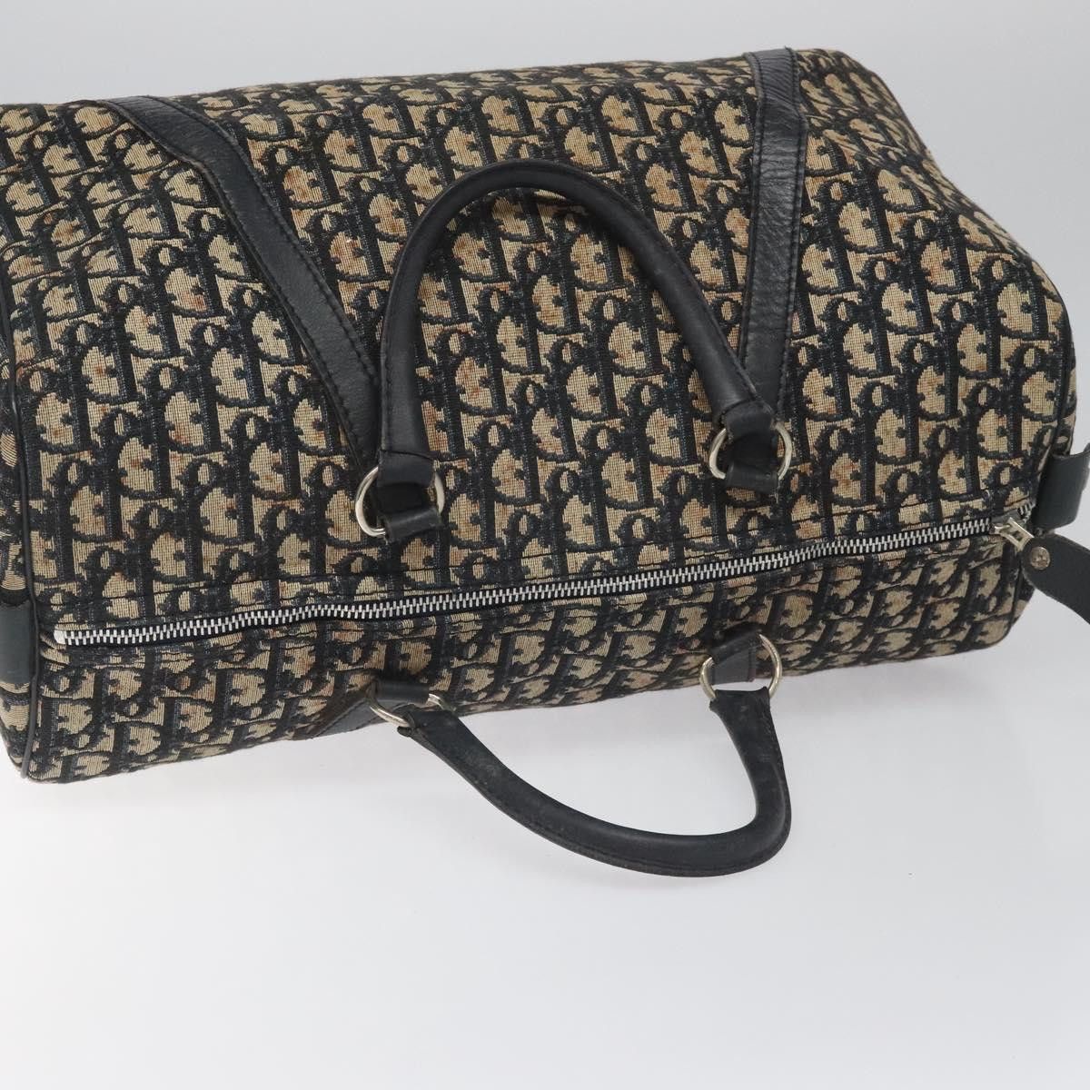 Dior Trotter Navy Canvas Travel Bag (Pre-Owned) Size ONE SIZE - 12 Thumbnail