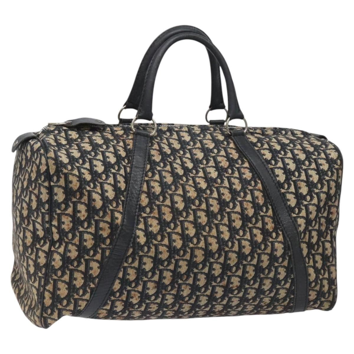Dior Trotter Navy Canvas Travel Bag (Pre-Owned) Size ONE SIZE - 14 Thumbnail