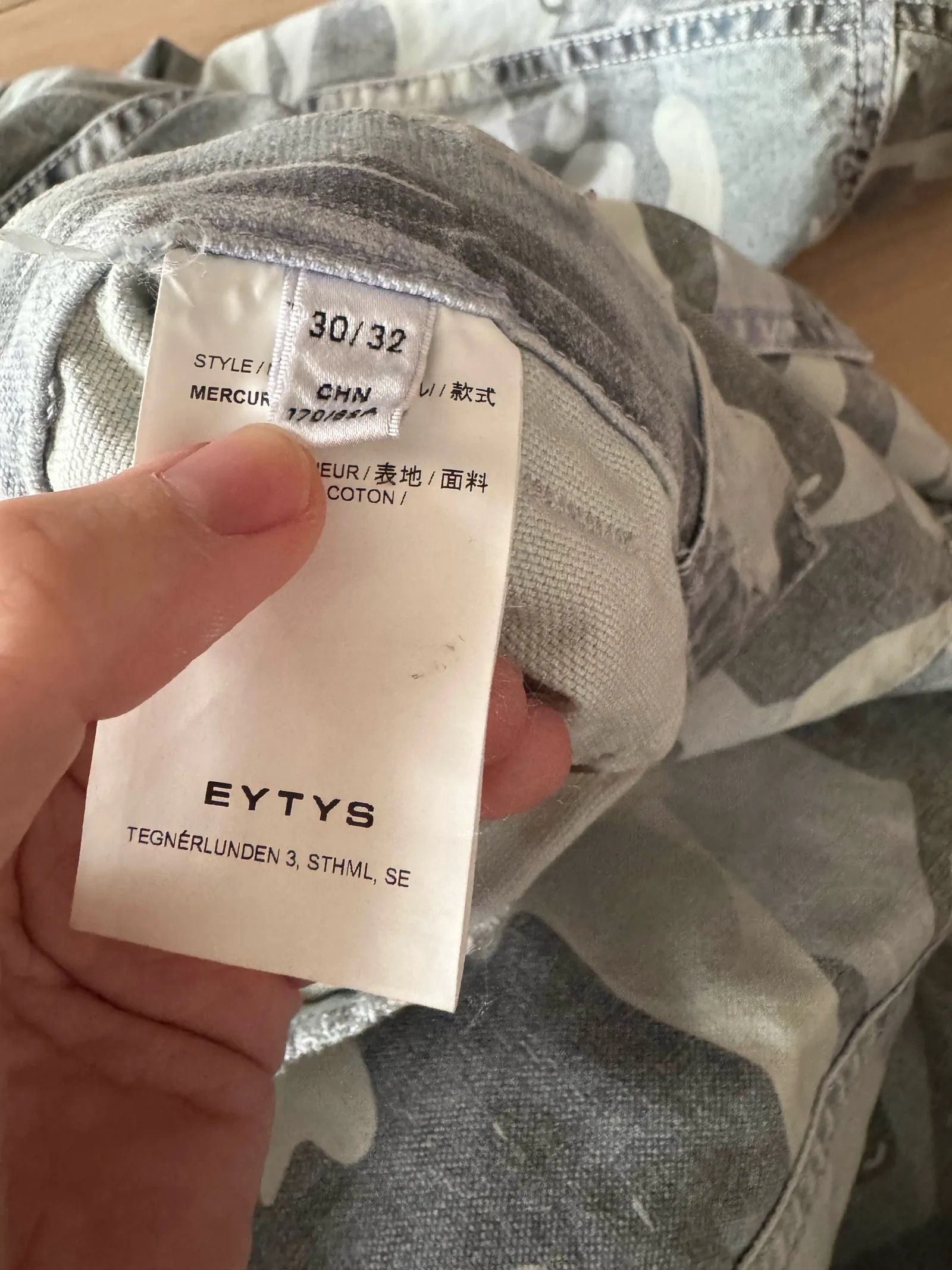 Eytys Eytys Mercury Camo Jeans Size 30" / US 8 / IT 44 - 4 Thumbnail