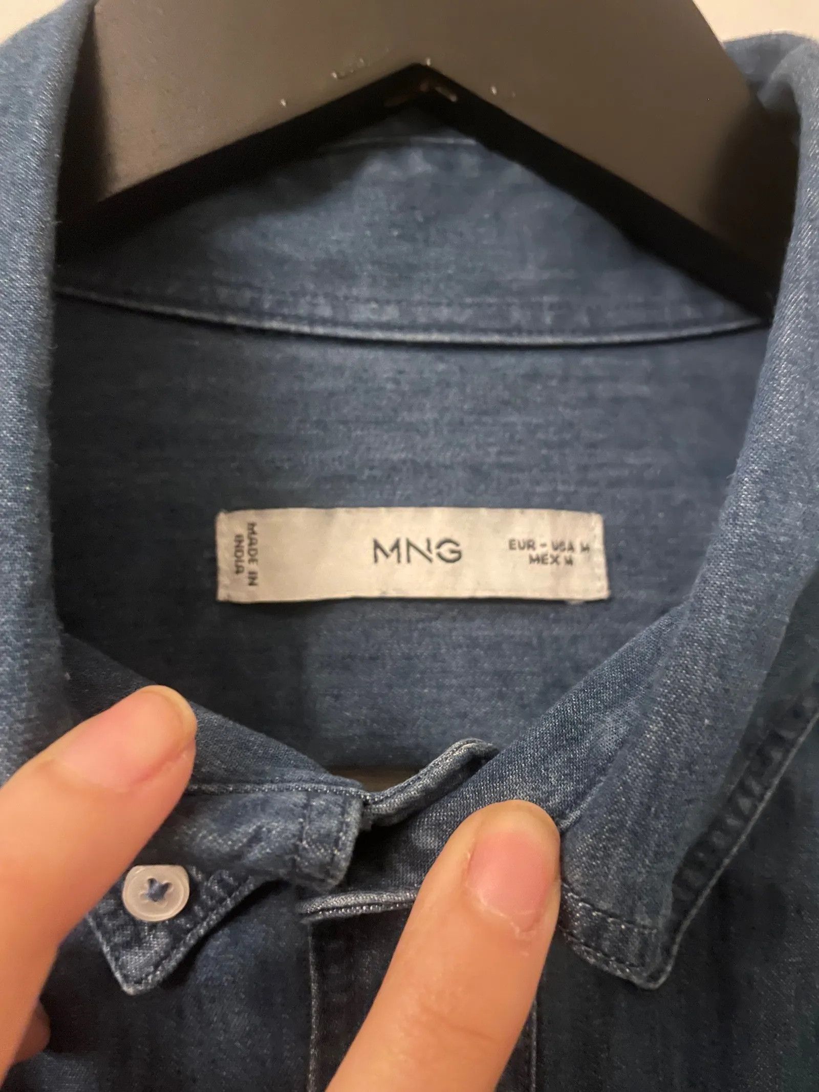 Mango MNG Shirt Size US M / EU 48-50 / 2 - 2 Thumbnail