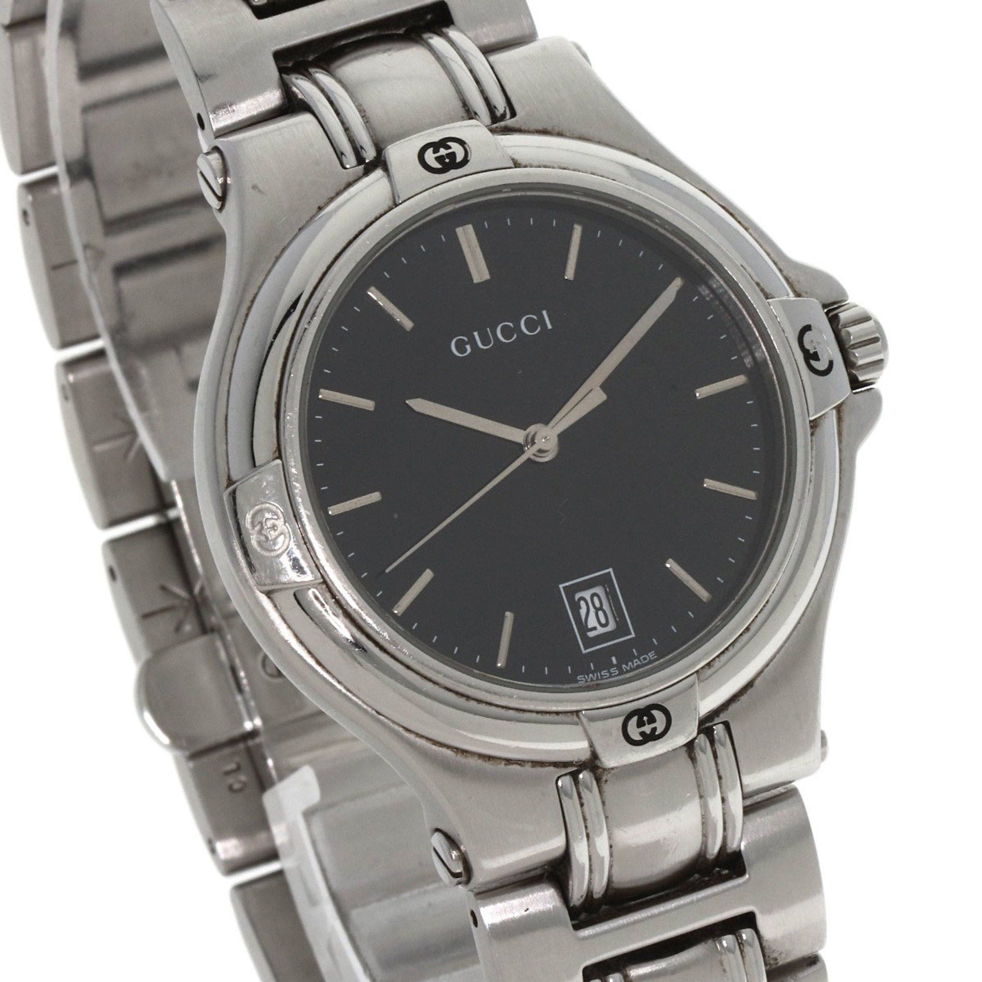 Gucci Gucci 9040M Double G Watch Stainless Steel SS Men's GUCCI Size ONE SIZE - 4 Thumbnail