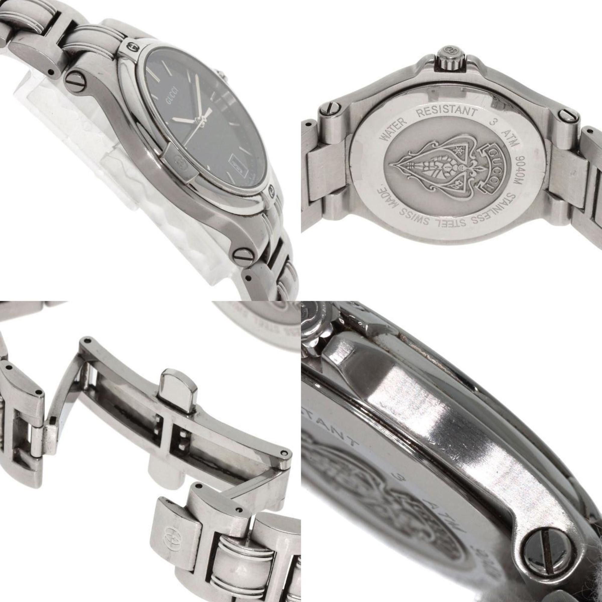 Gucci Gucci 9040M Double G Watch Stainless Steel SS Men's GUCCI Size ONE SIZE - 6 Thumbnail