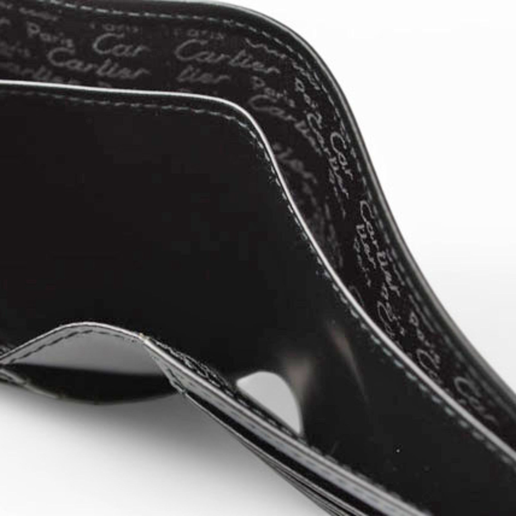 Cartier Cartier Wallet Men's Bi-fold Leather Pasha de Black L3000220 Size ONE SIZE - 10 Thumbnail