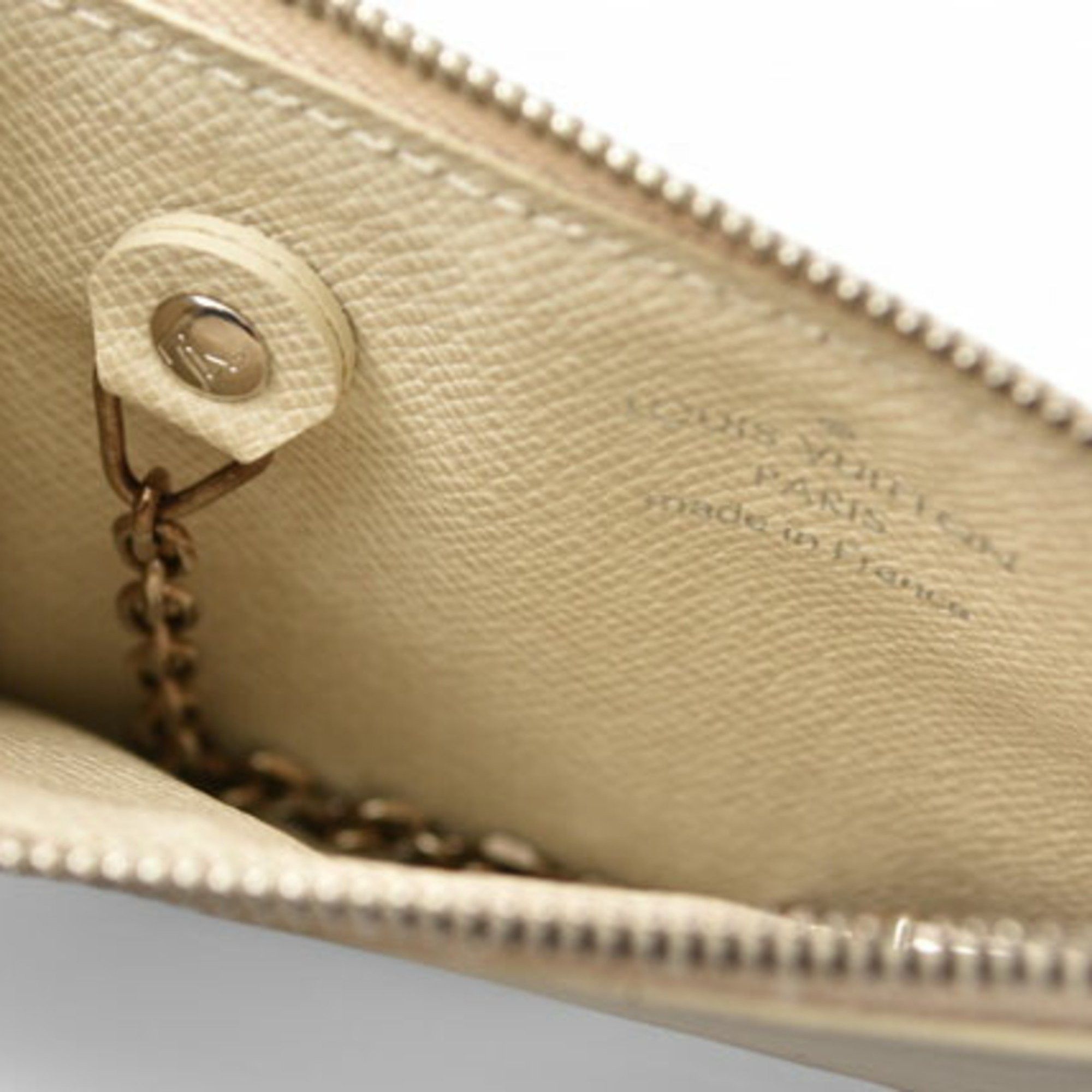 Louis Vuitton Louis Vuitton Coin Purse Key Case LOUIS VUITTON Pochette Cle NM M66602 Epi Ivory Leather M6660J Size ONE SIZE - 4 Thumbnail
