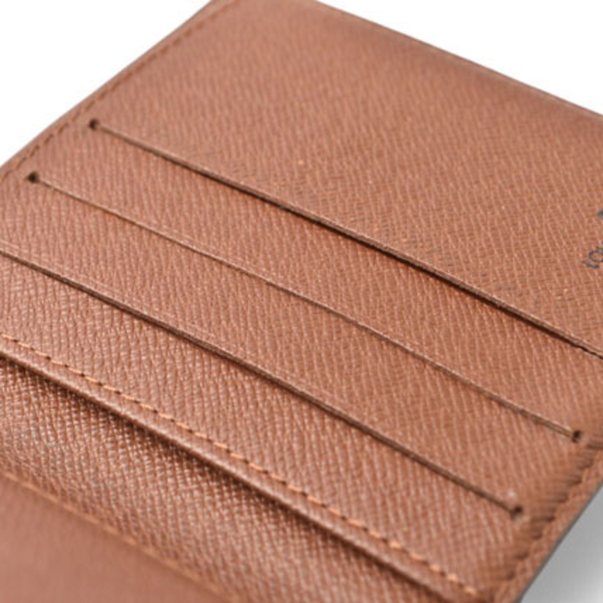 Louis Vuitton Louis Vuitton Wallet Bi-fold Men's LOUIS VUITTON Folding Porto-Bier 6 Cartes de Credit M60929 Monogram Size ONE SIZE - 12 Thumbnail